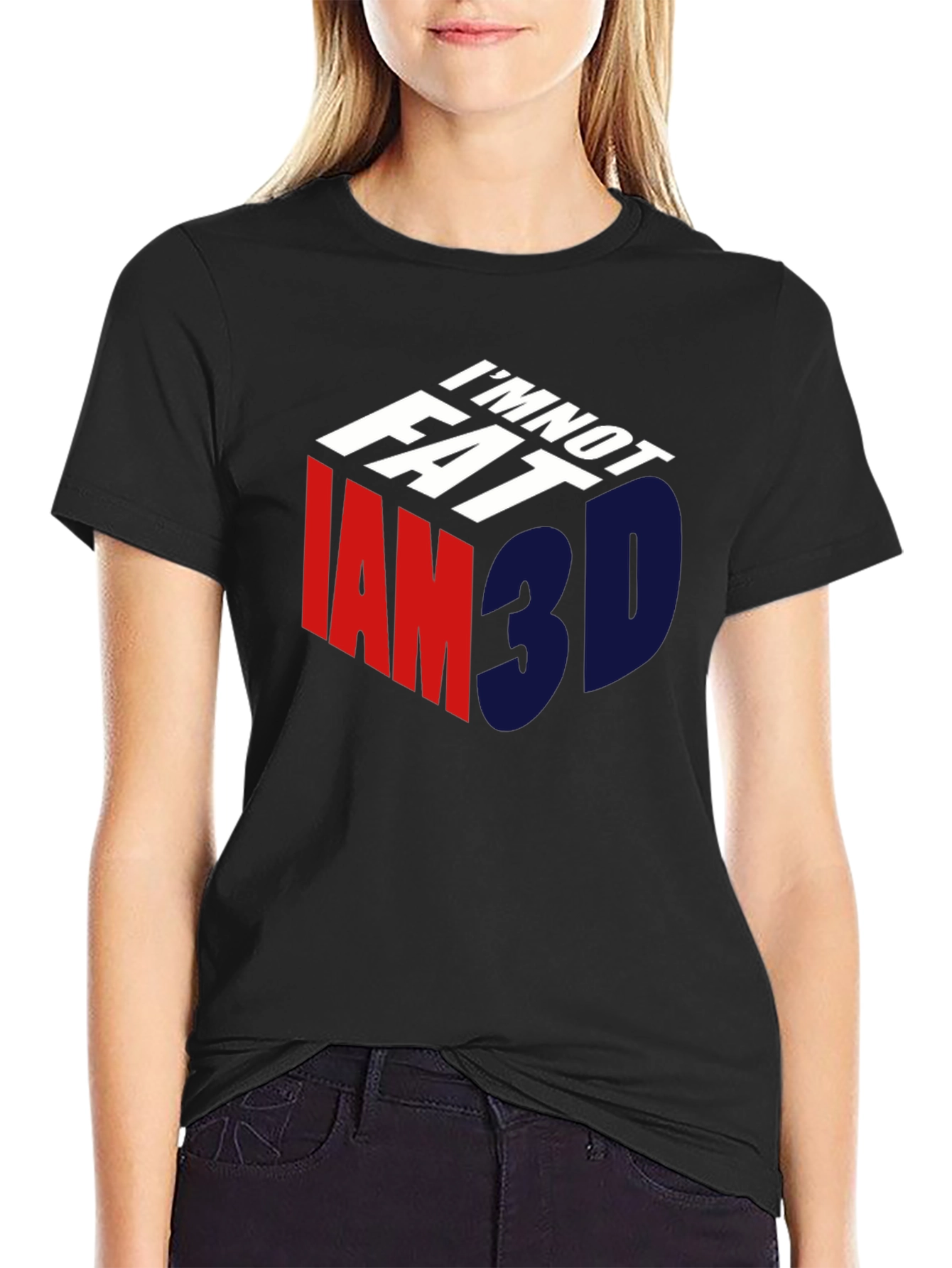 Im Not Fat Im 3D T-Shirt