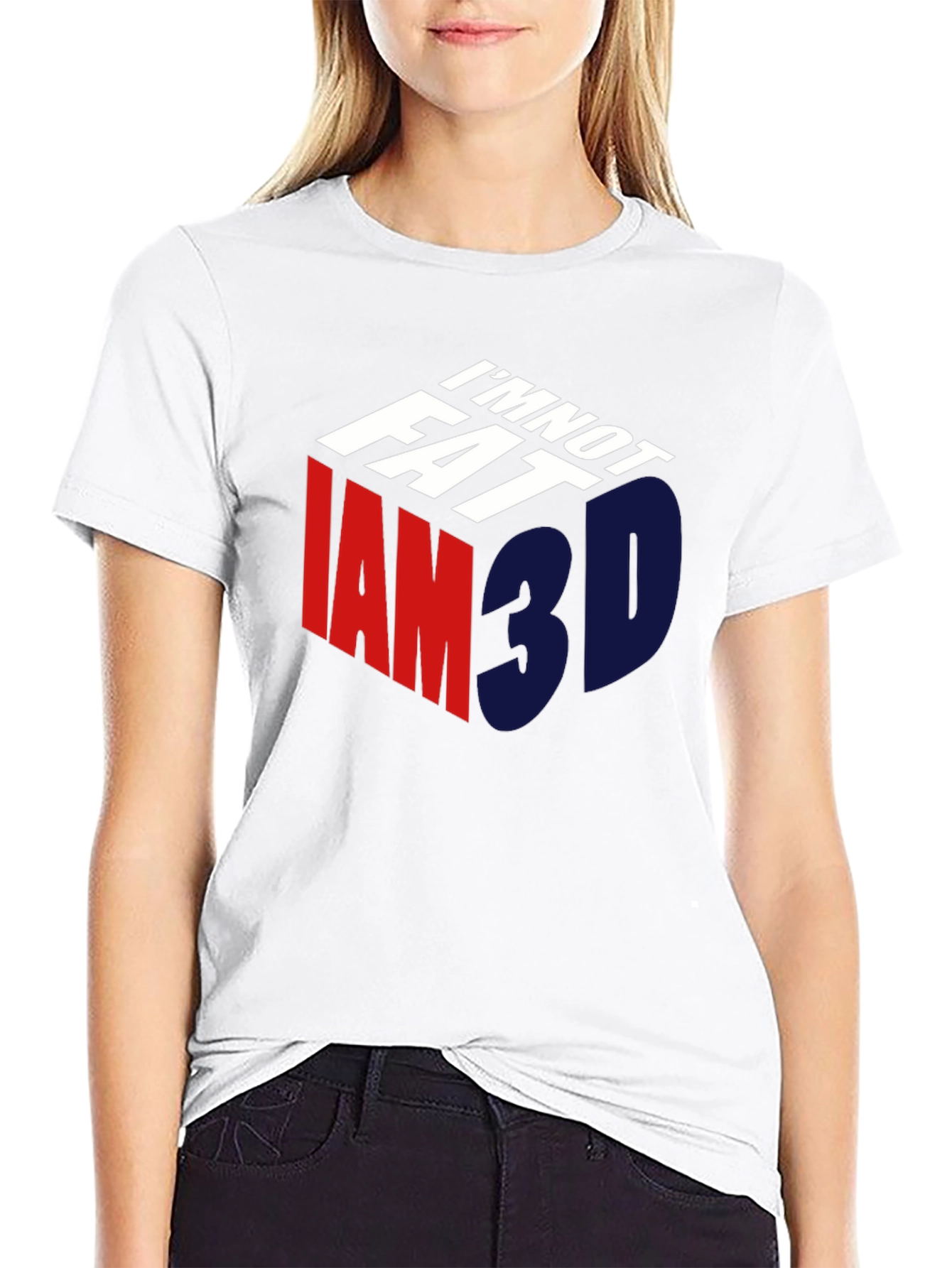 Im Not Fat Im 3D T-Shirt