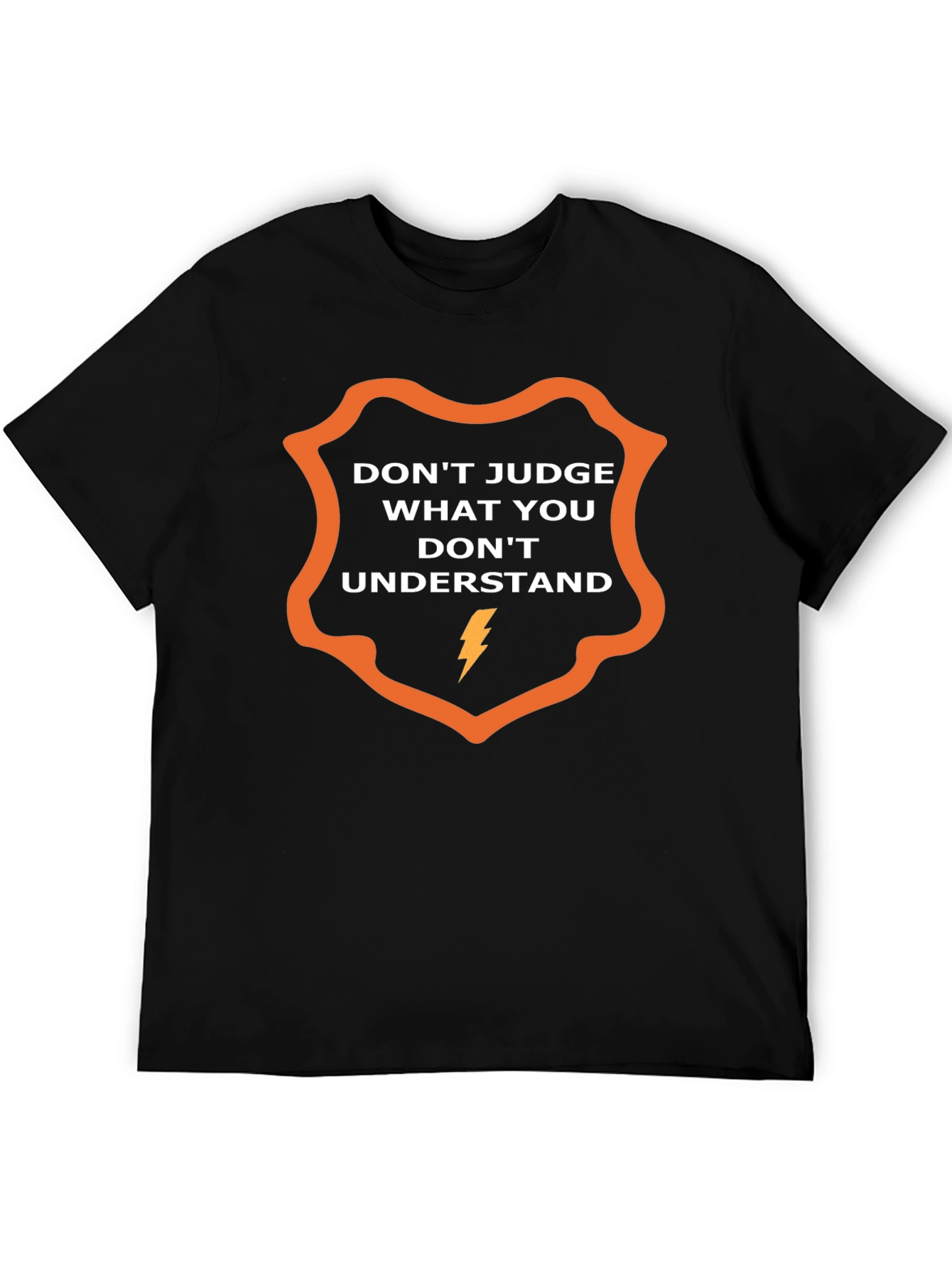 Dont Judge Graphic T-Shirt - Stylish Slogan Tee
