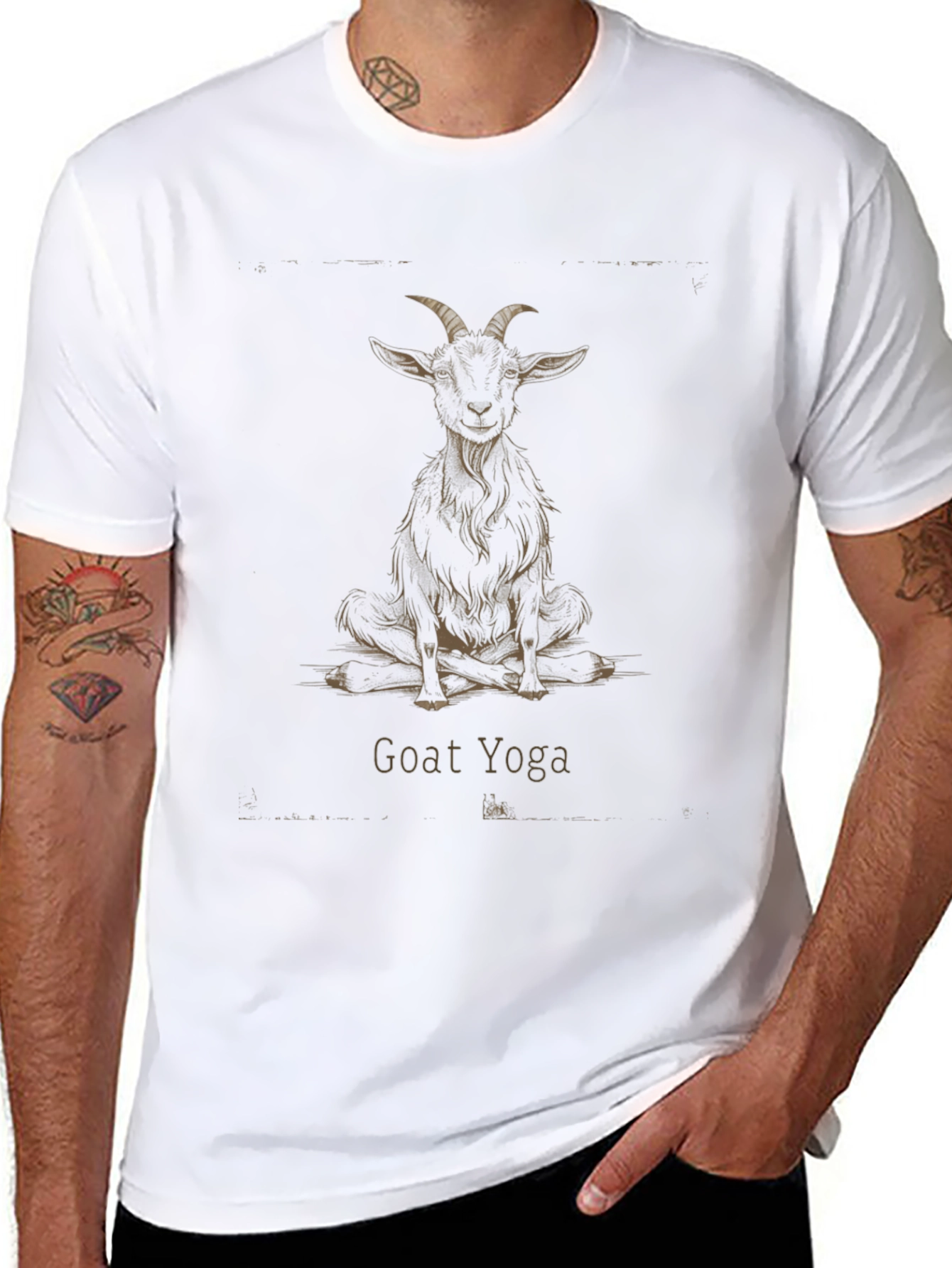 Goat Yoga Graphic Tee