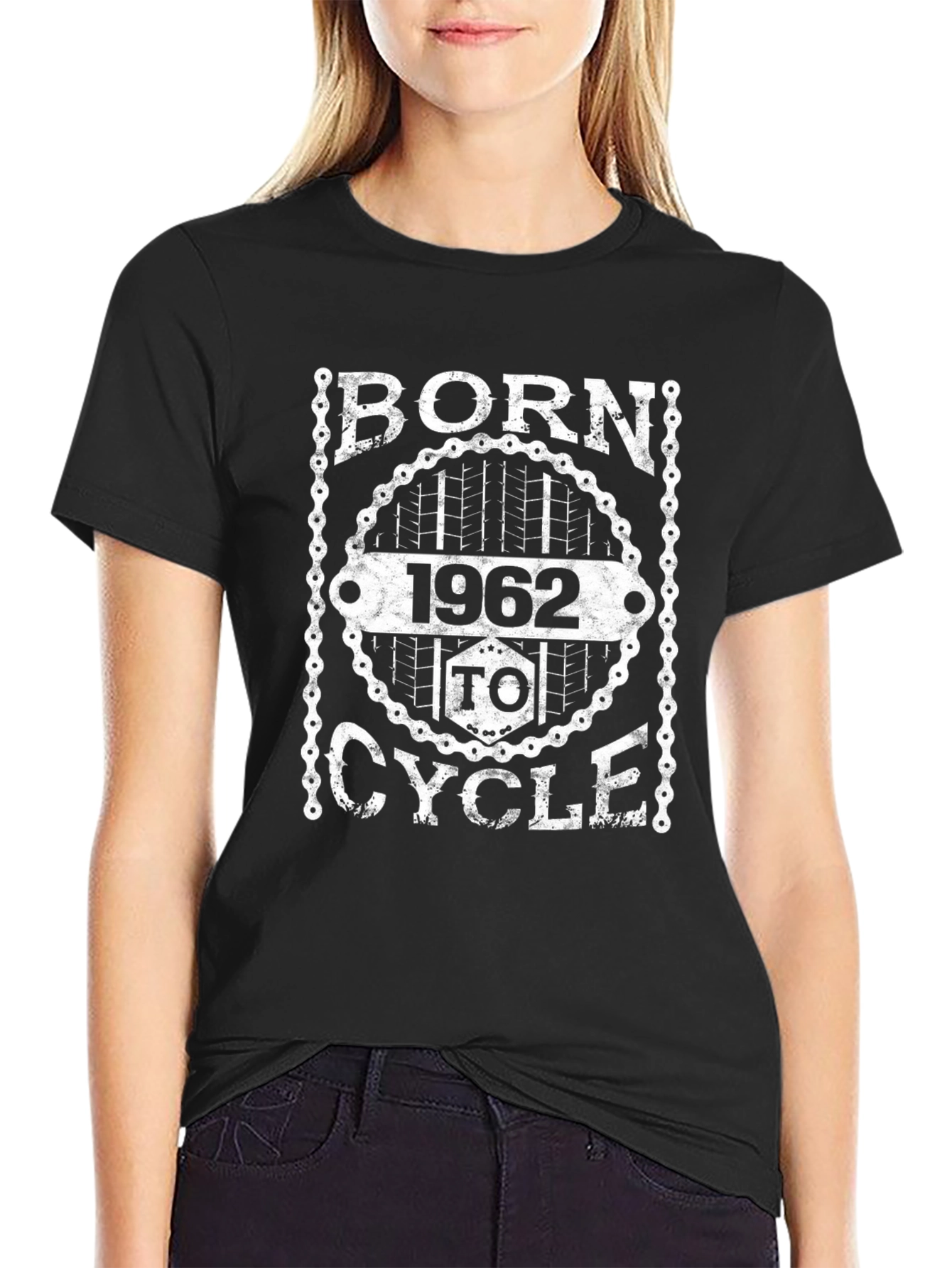 Born 1962 to Cycle Black T-Shirt