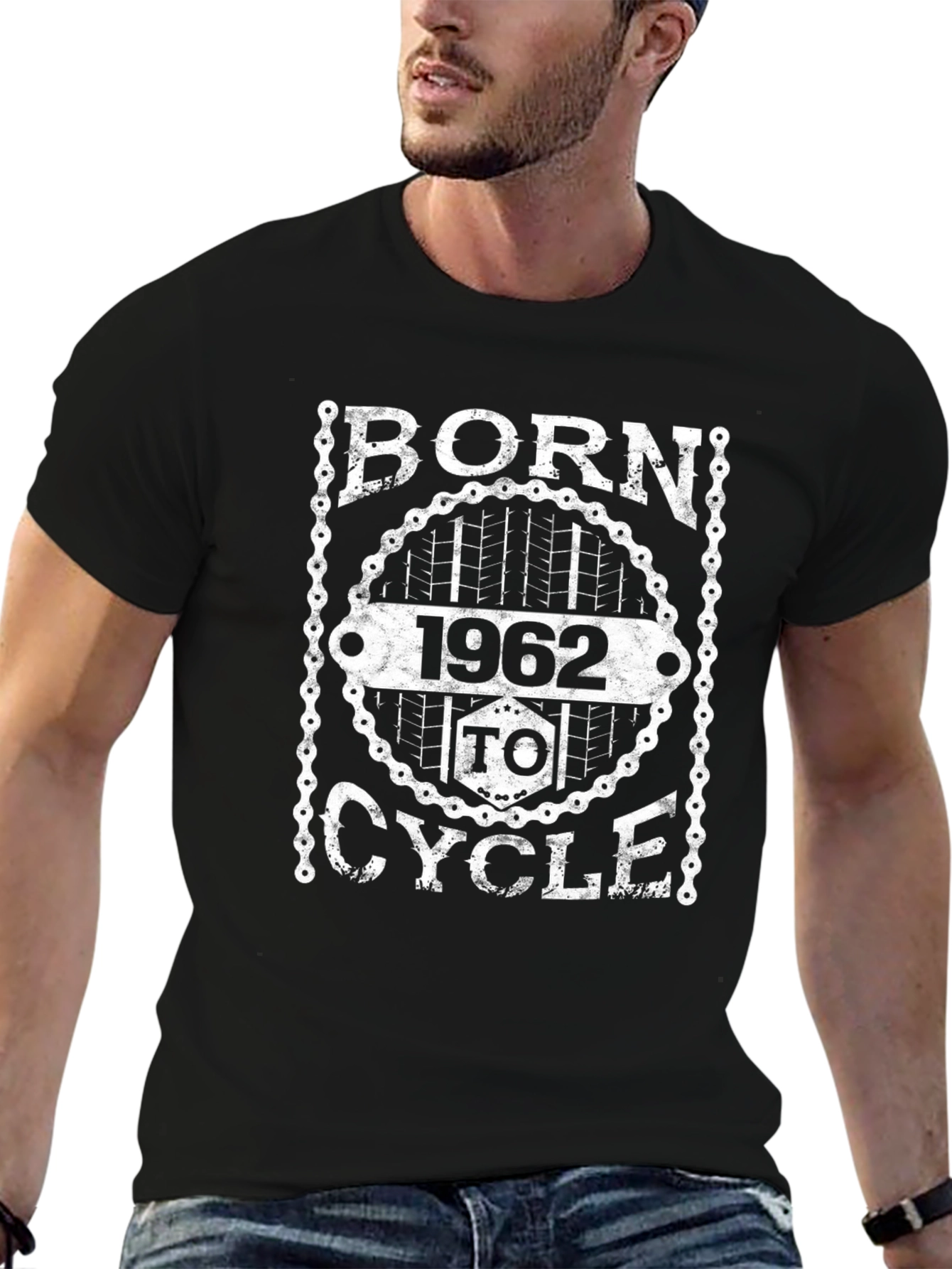 Born 1962 to Cycle Black T-Shirt