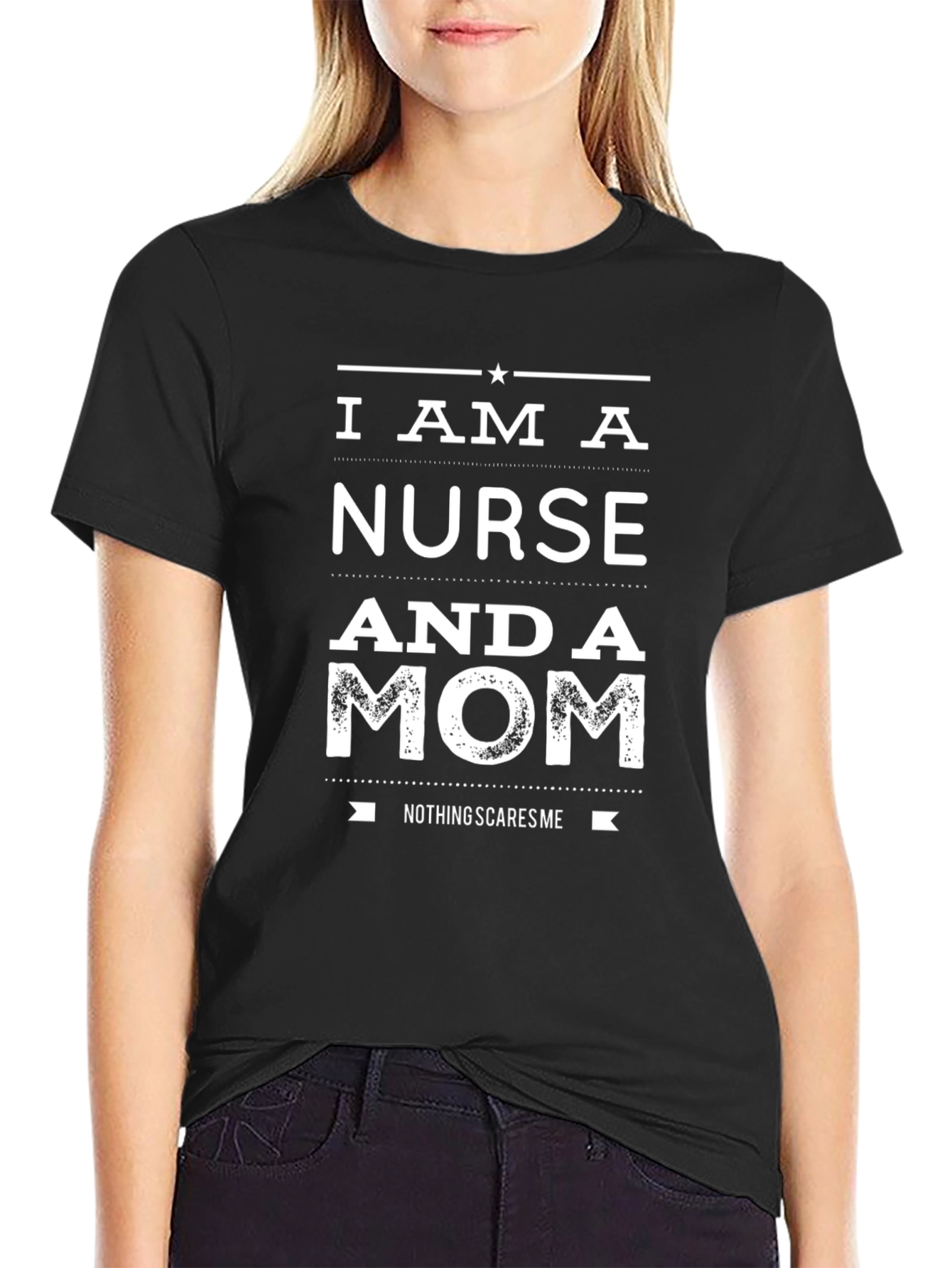 I Am A Nurse And A Mom Graphic T-Shirt