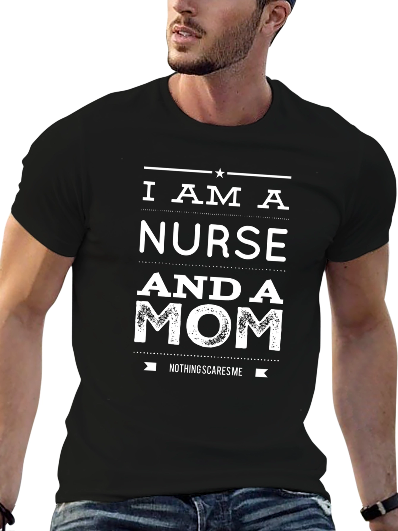 I Am A Nurse And A Mom Graphic T-Shirt