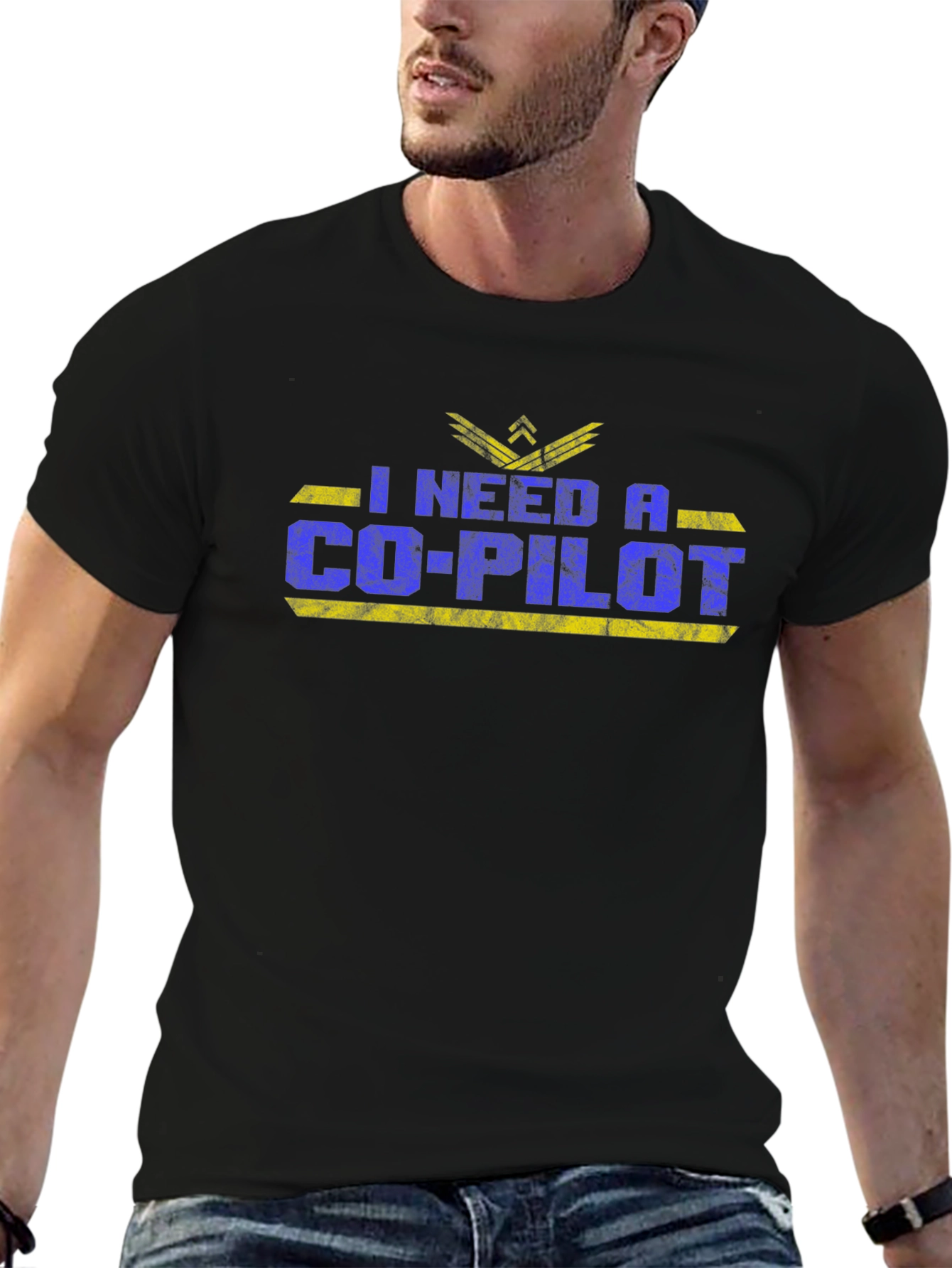 I Need A Co-Pilot Graphic T-Shirt