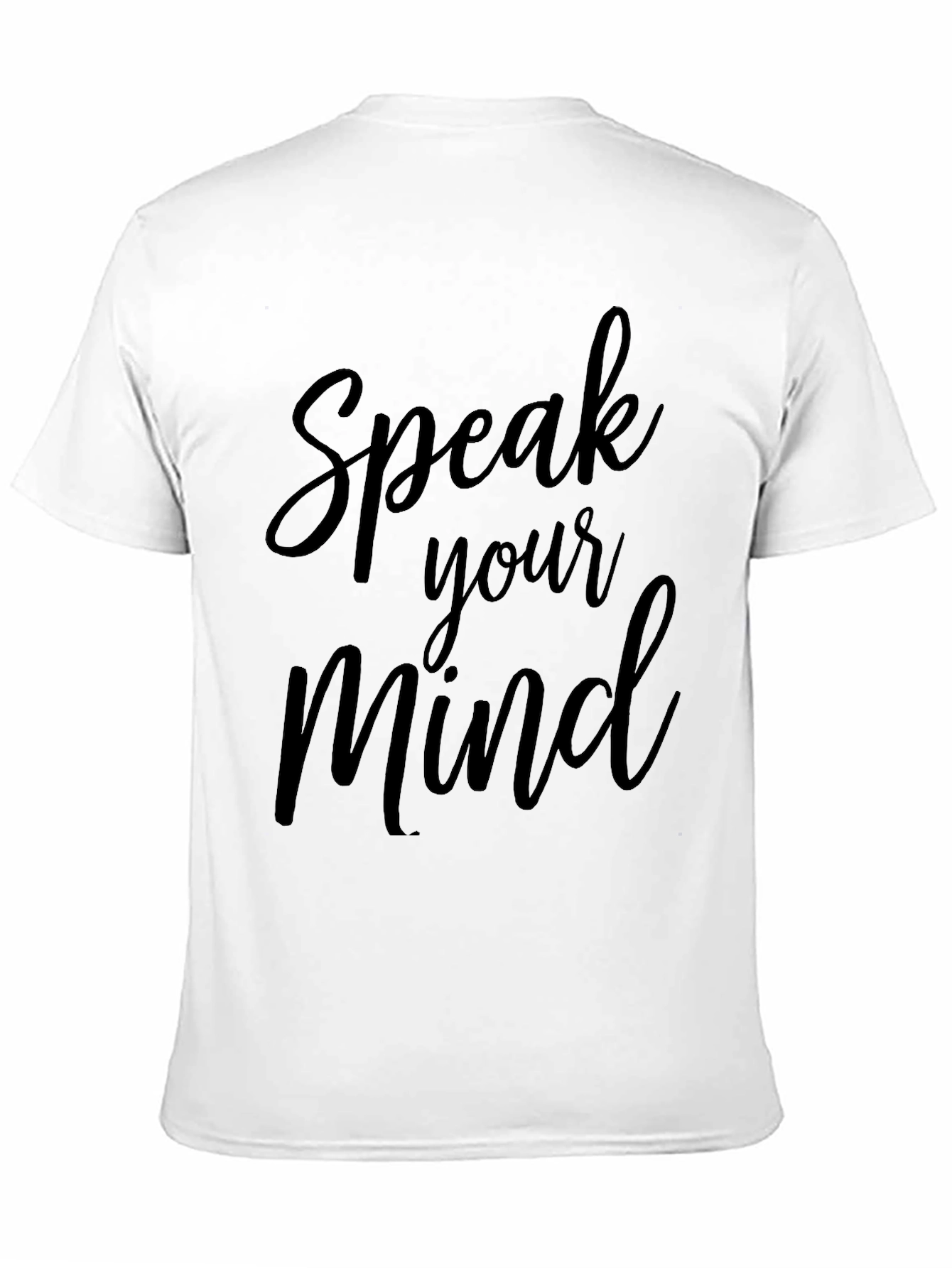 Speak Your Mind Black Graphic Tee
