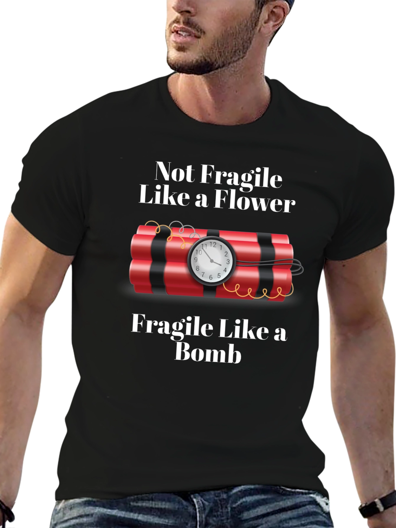 Not Fragile T-Shirt Bomb Design