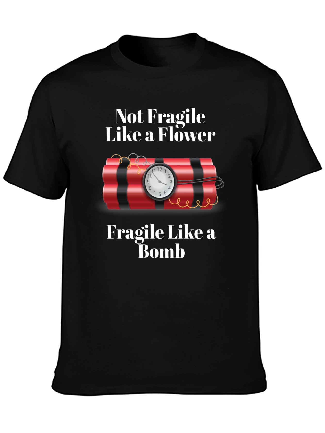Not Fragile T-Shirt Bomb Design