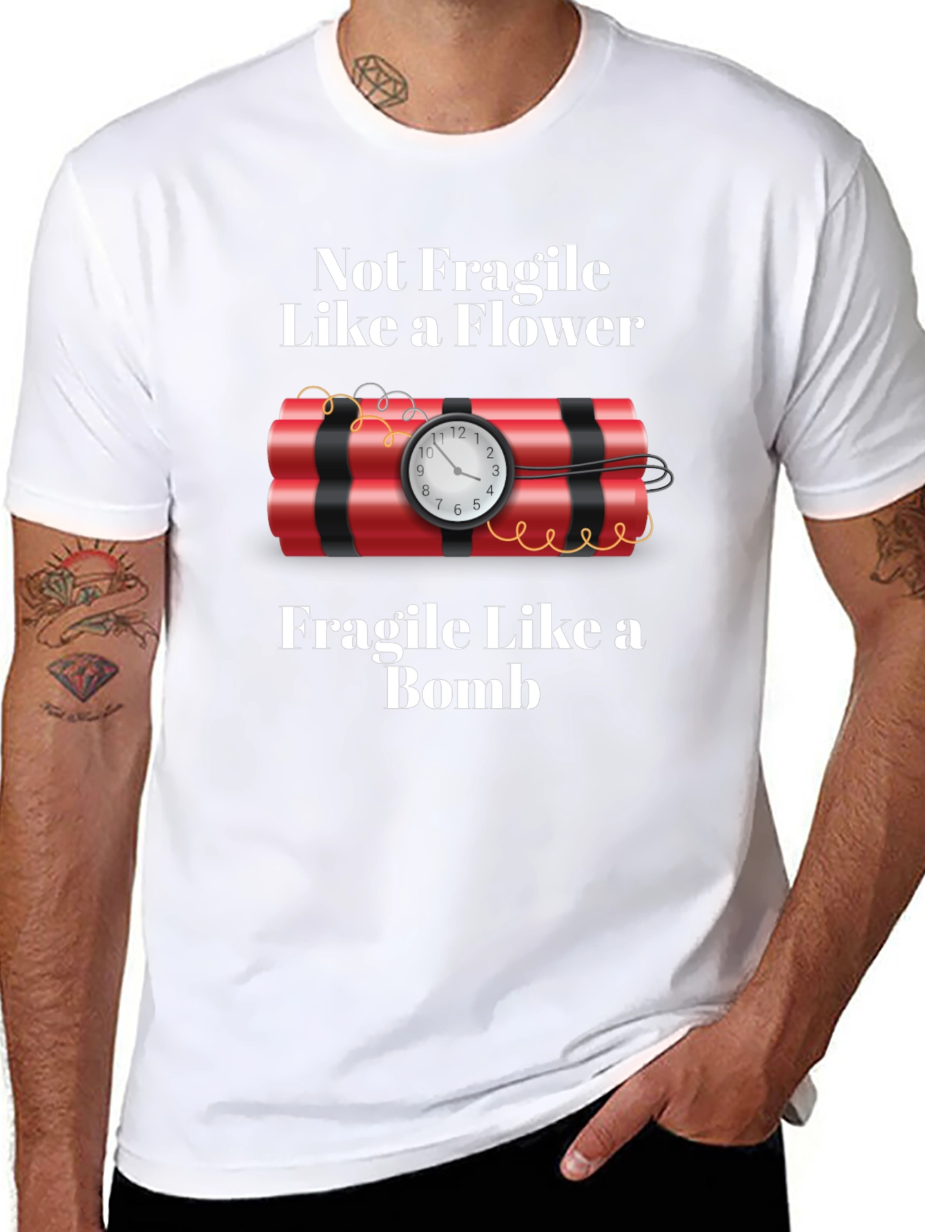 Not Fragile T-Shirt Bomb Design