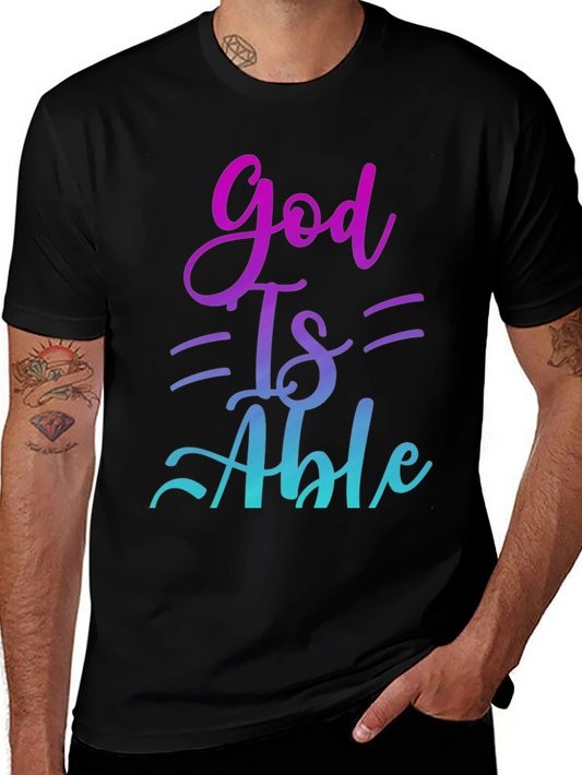 God Is Able T-Shirt - Inspirational Christian Apparel