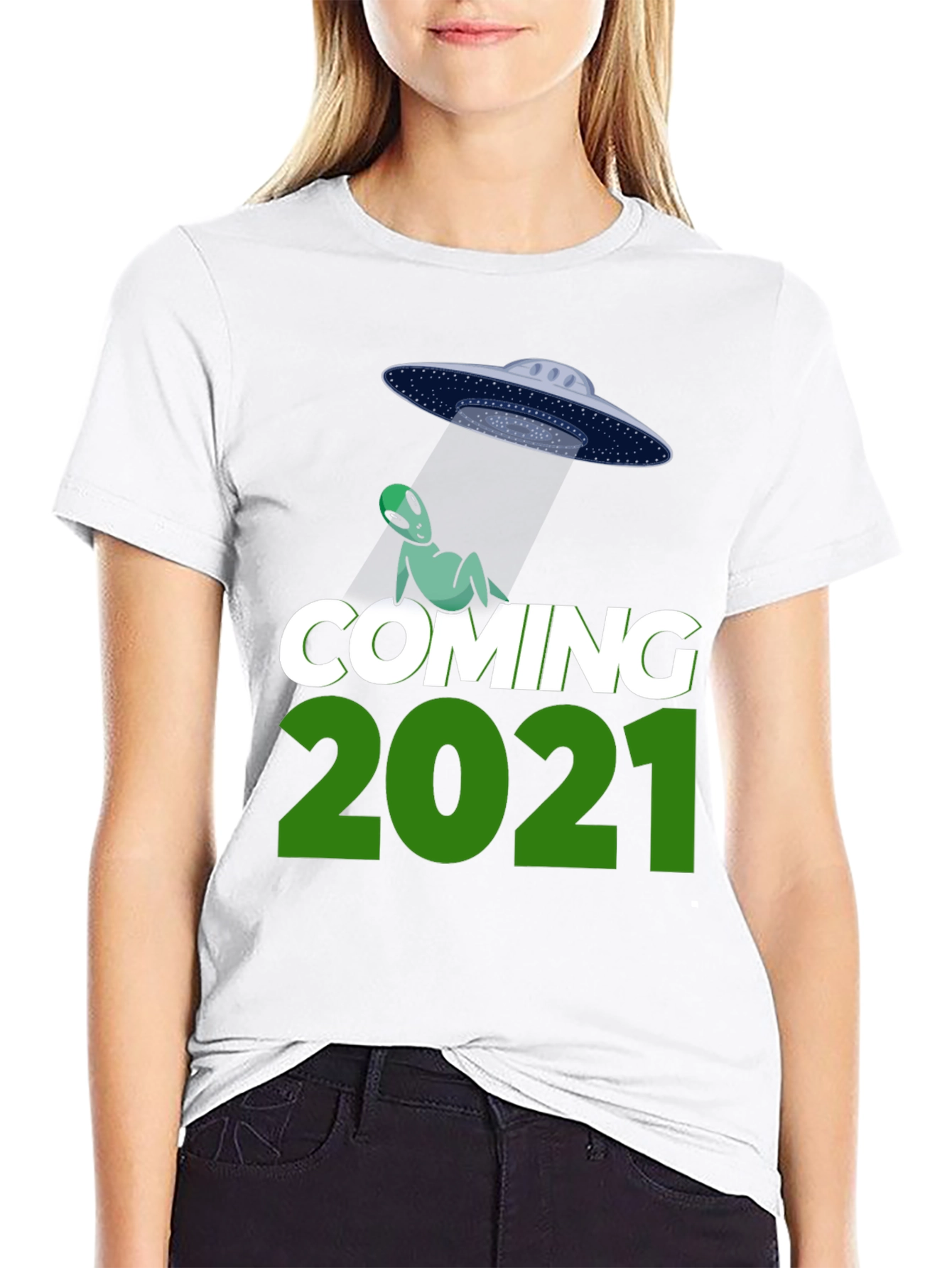 Coming 2021 Alien UFO T-Shirt