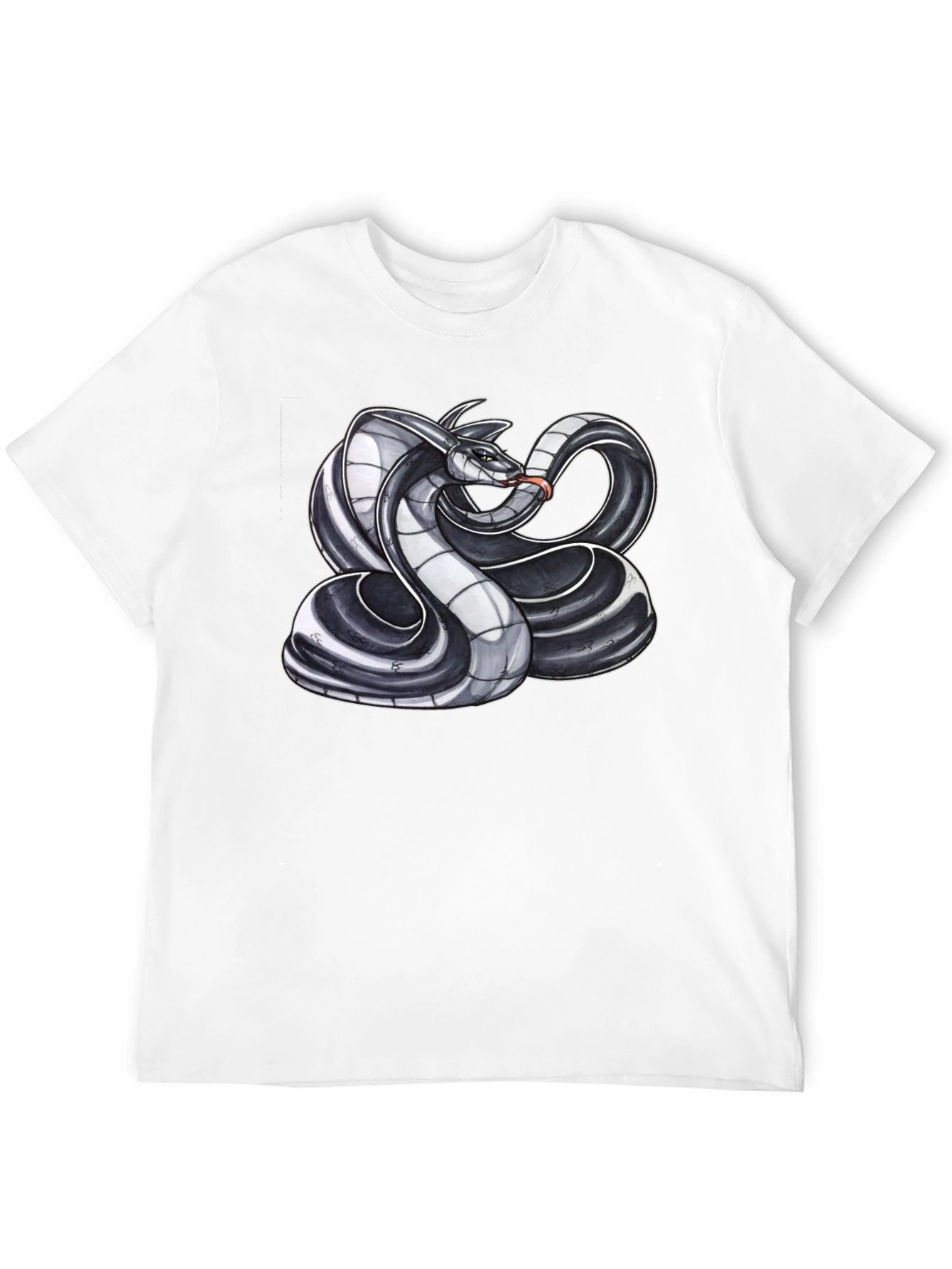 Cobra Snake Graphic Print T-Shirt