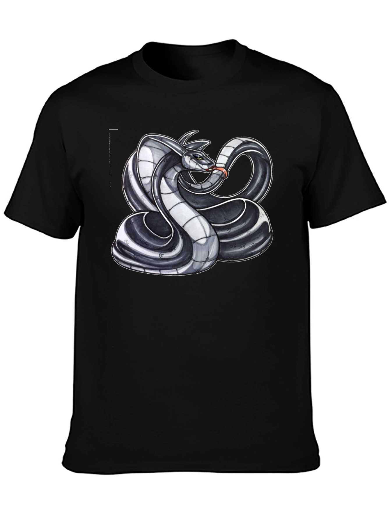 Cobra Snake Graphic Print T-Shirt