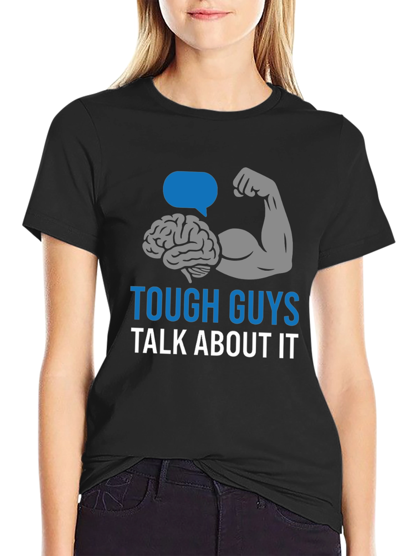 Tough Guys Talk About It Graphic Tee