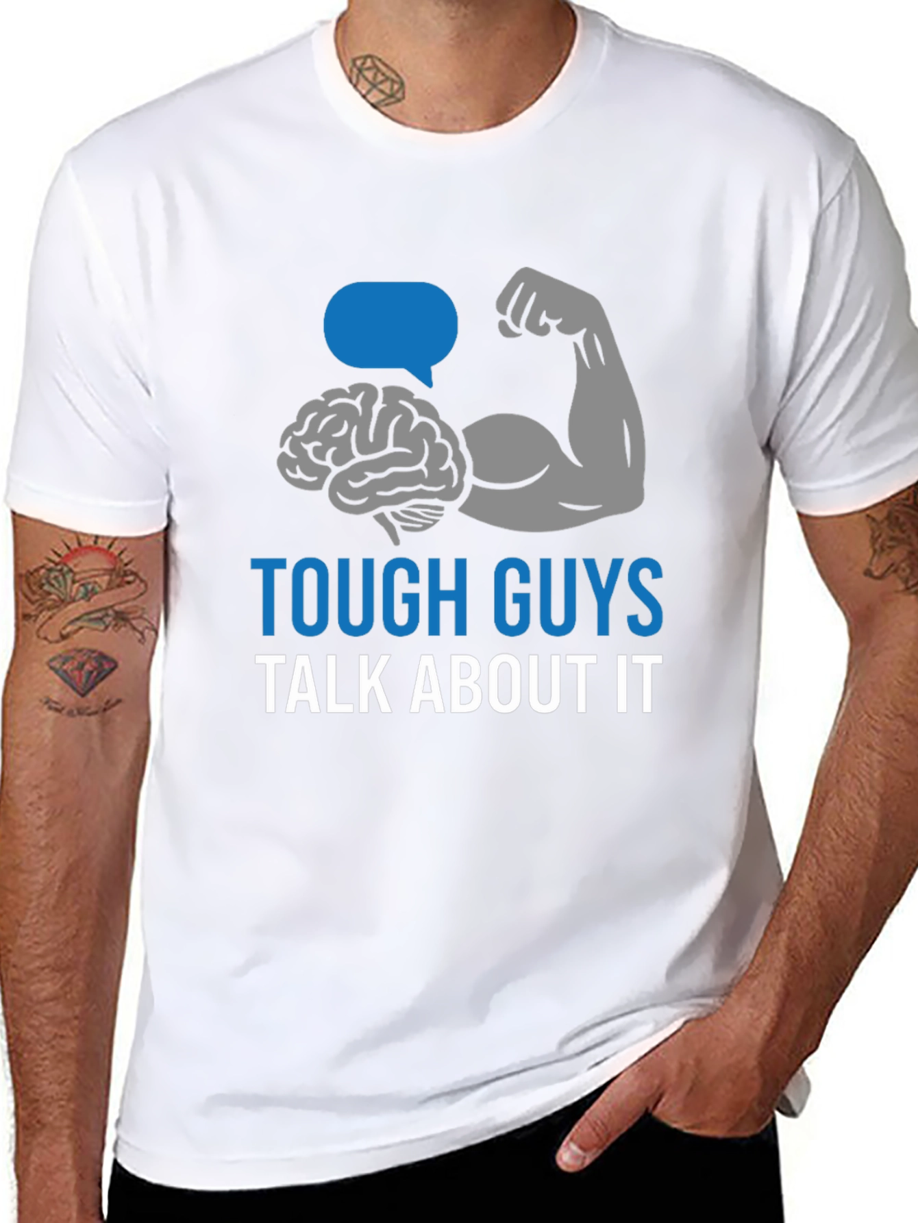 Tough Guys Talk About It Graphic Tee