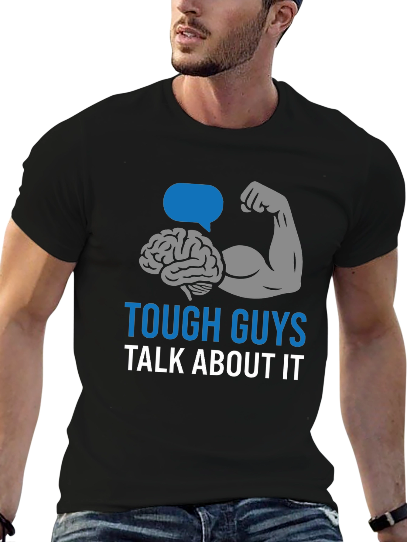 Tough Guys Talk About It Graphic Tee