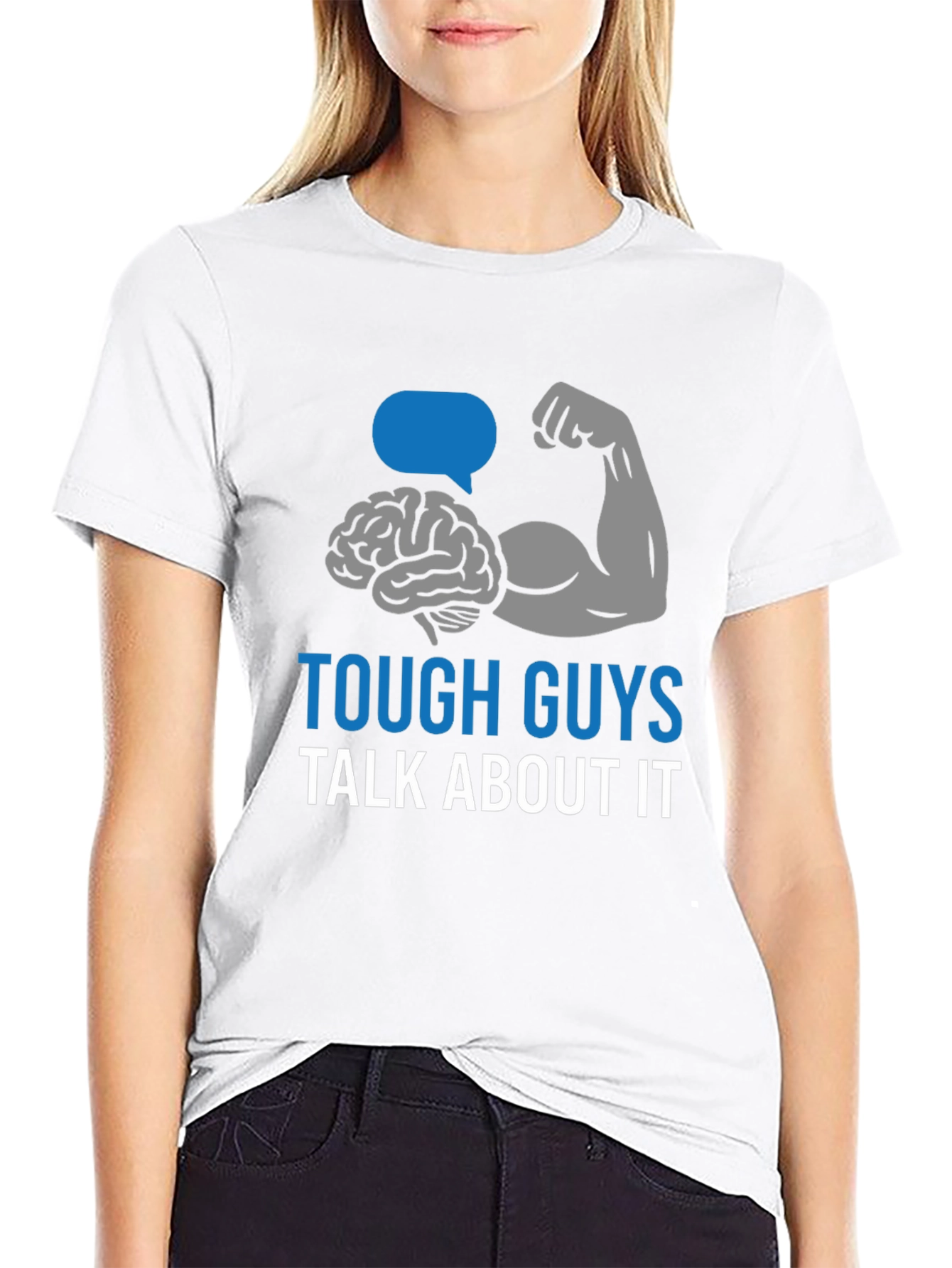 Tough Guys Talk About It Graphic Tee