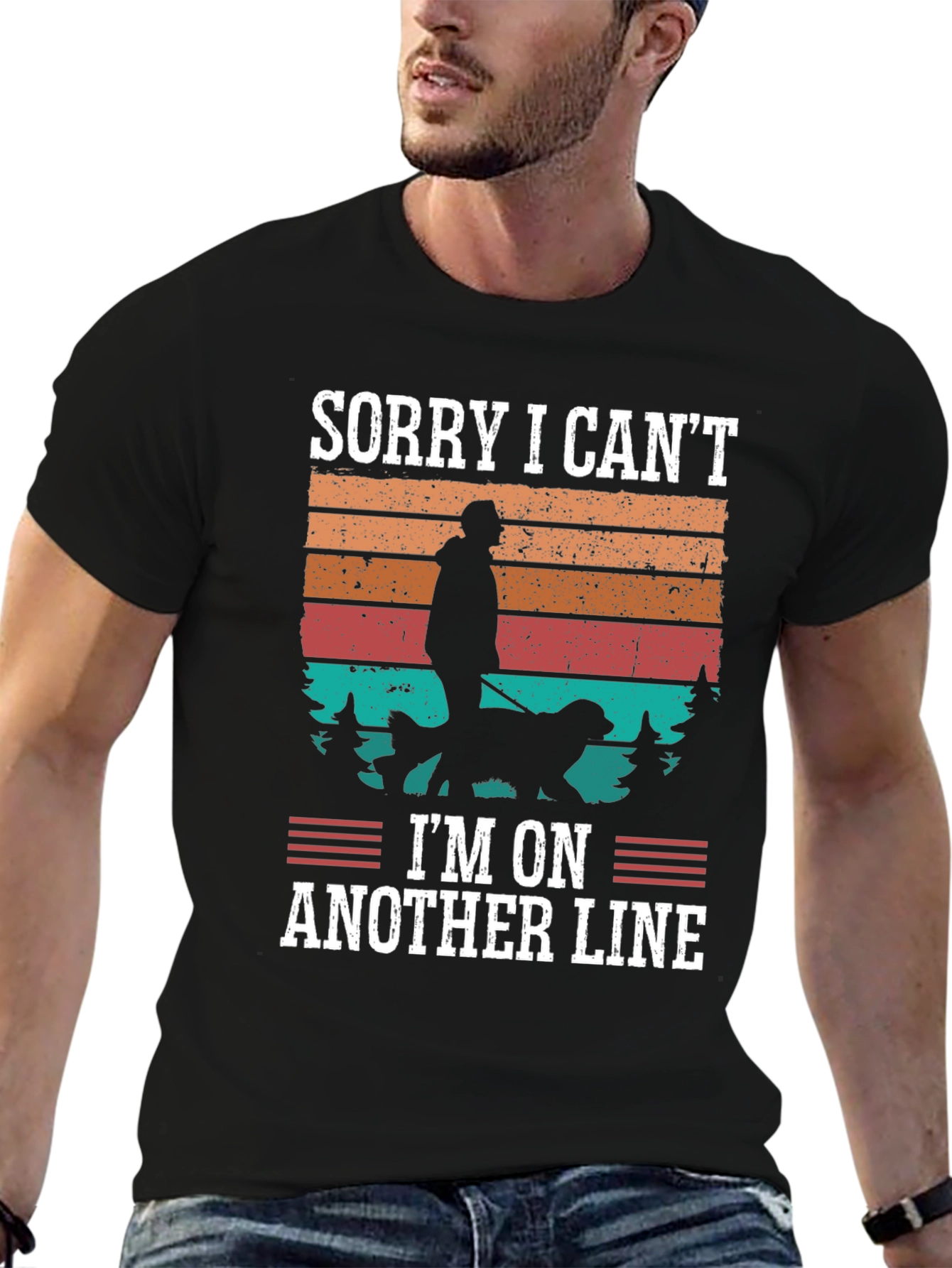 Sorry I Cant Another Line Graphic Tee