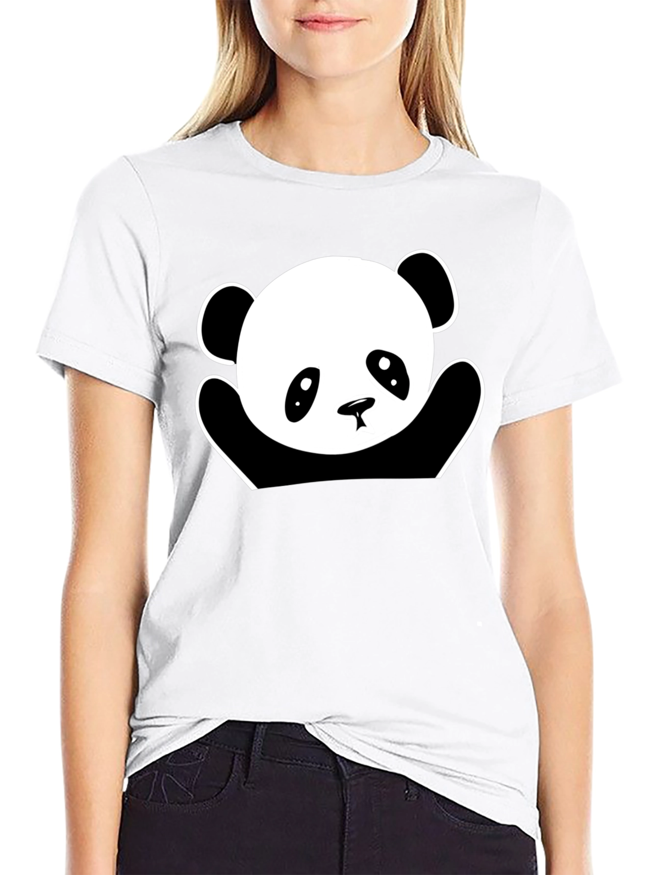 Black Panda Graphic T-Shirt - Cute & Comfy