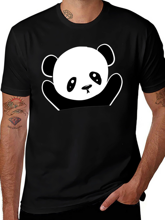 Black Panda Graphic T-Shirt - Cute & Comfy