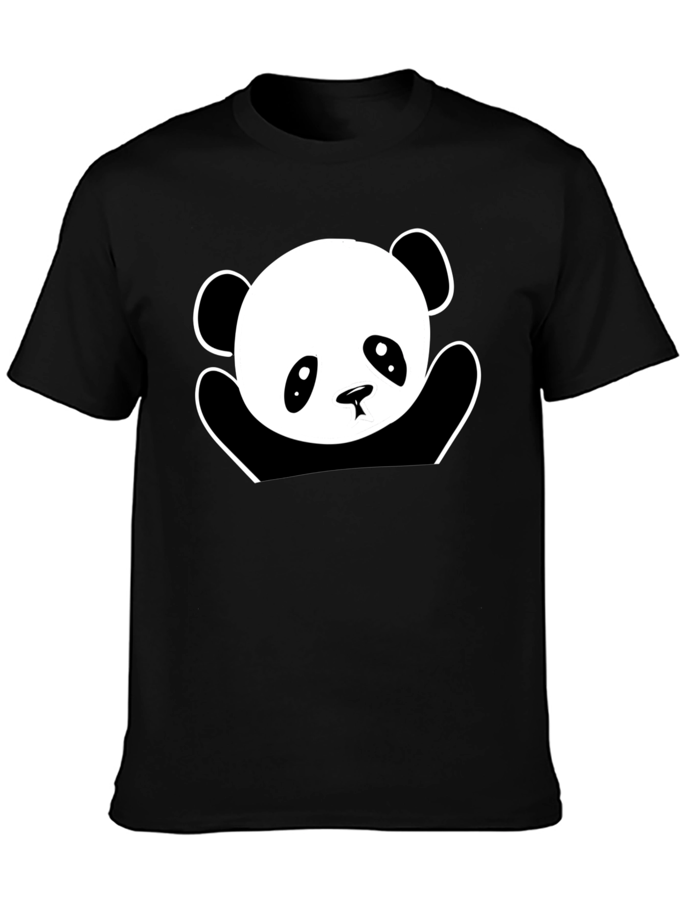 Black Panda Graphic T-Shirt - Cute & Comfy