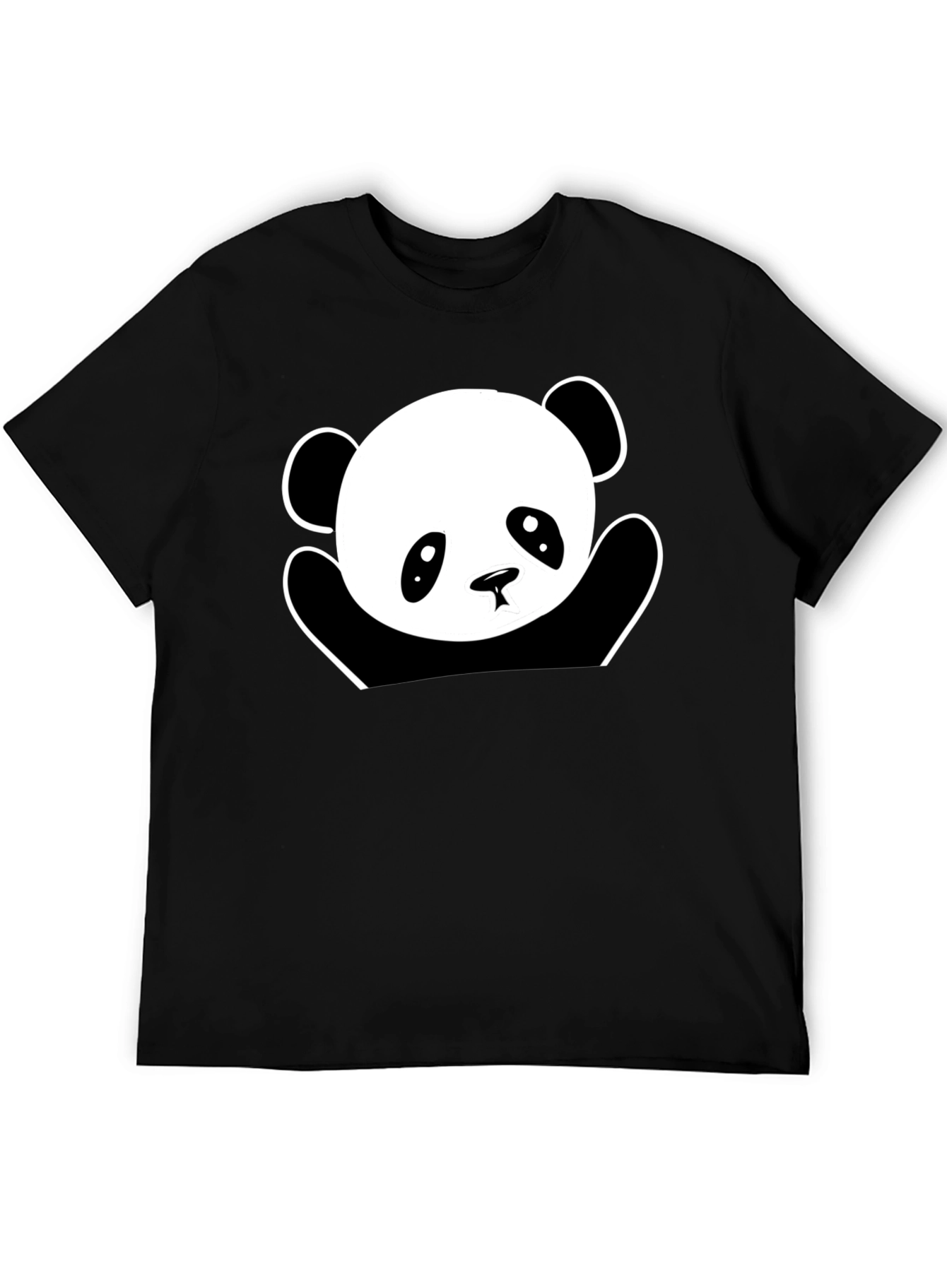 Black Panda Graphic T-Shirt - Cute & Comfy