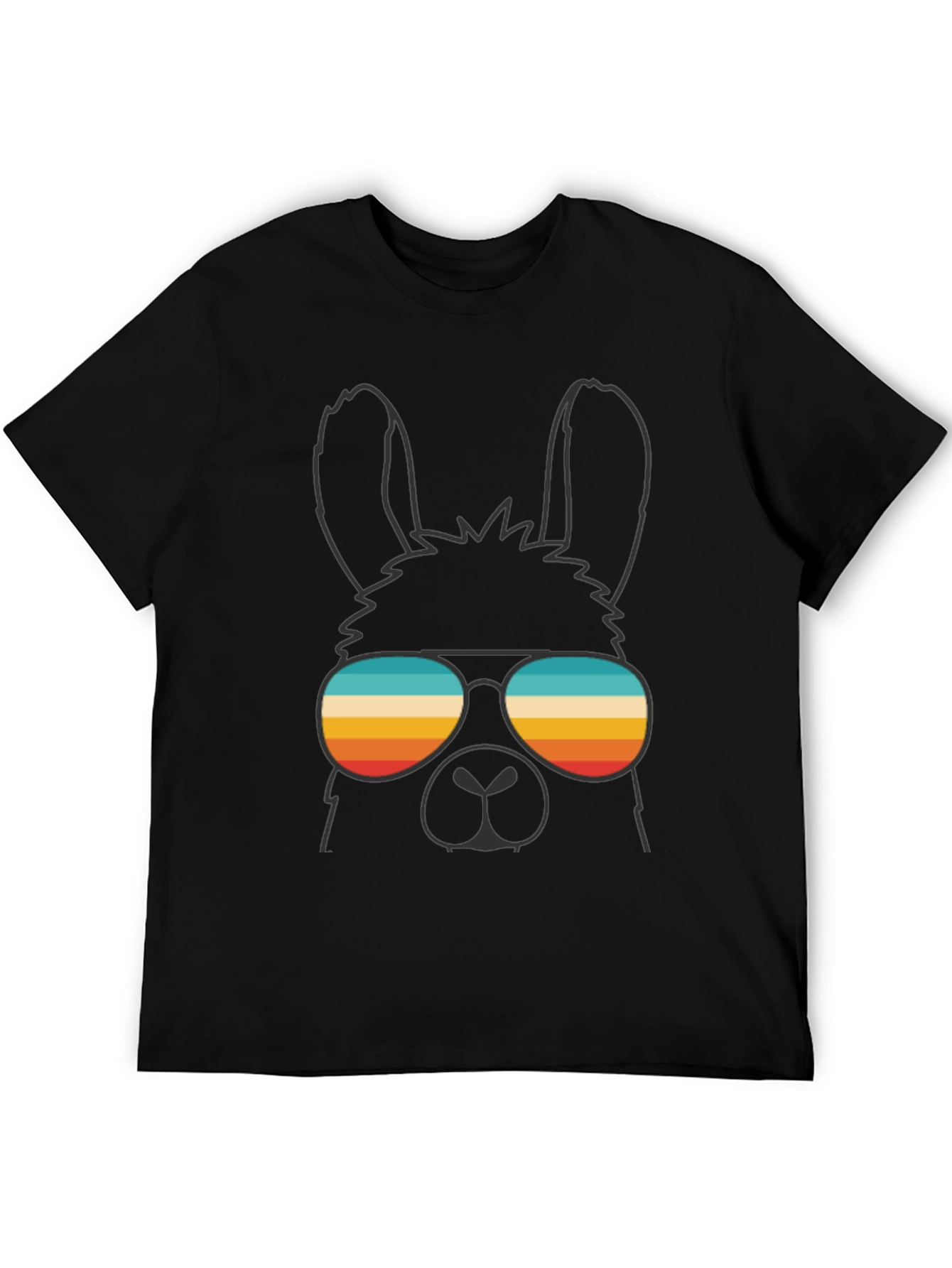 Cool Llama T-Shirt - Retro Sunglasses Design