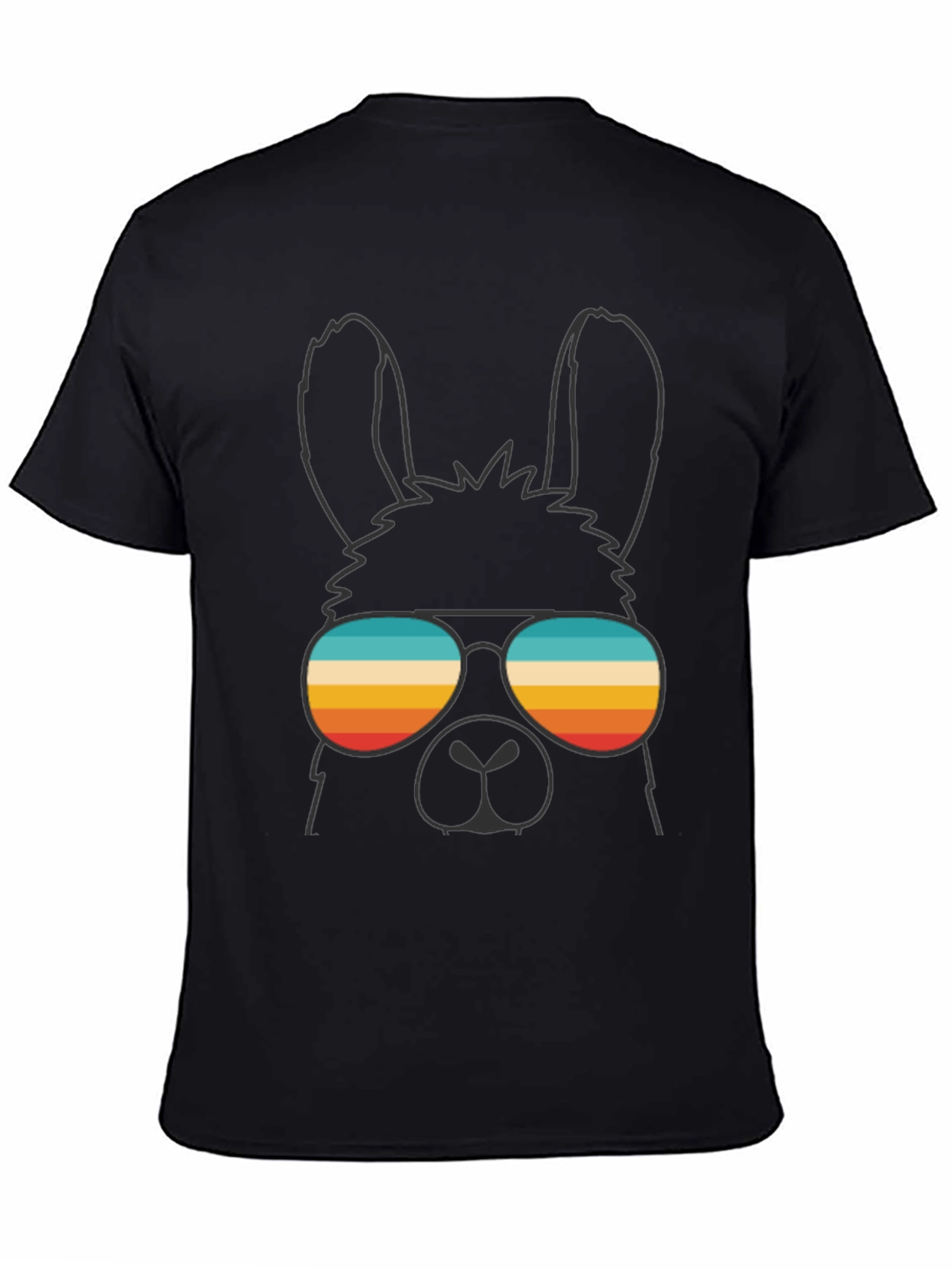 Cool Llama T-Shirt - Retro Sunglasses Design