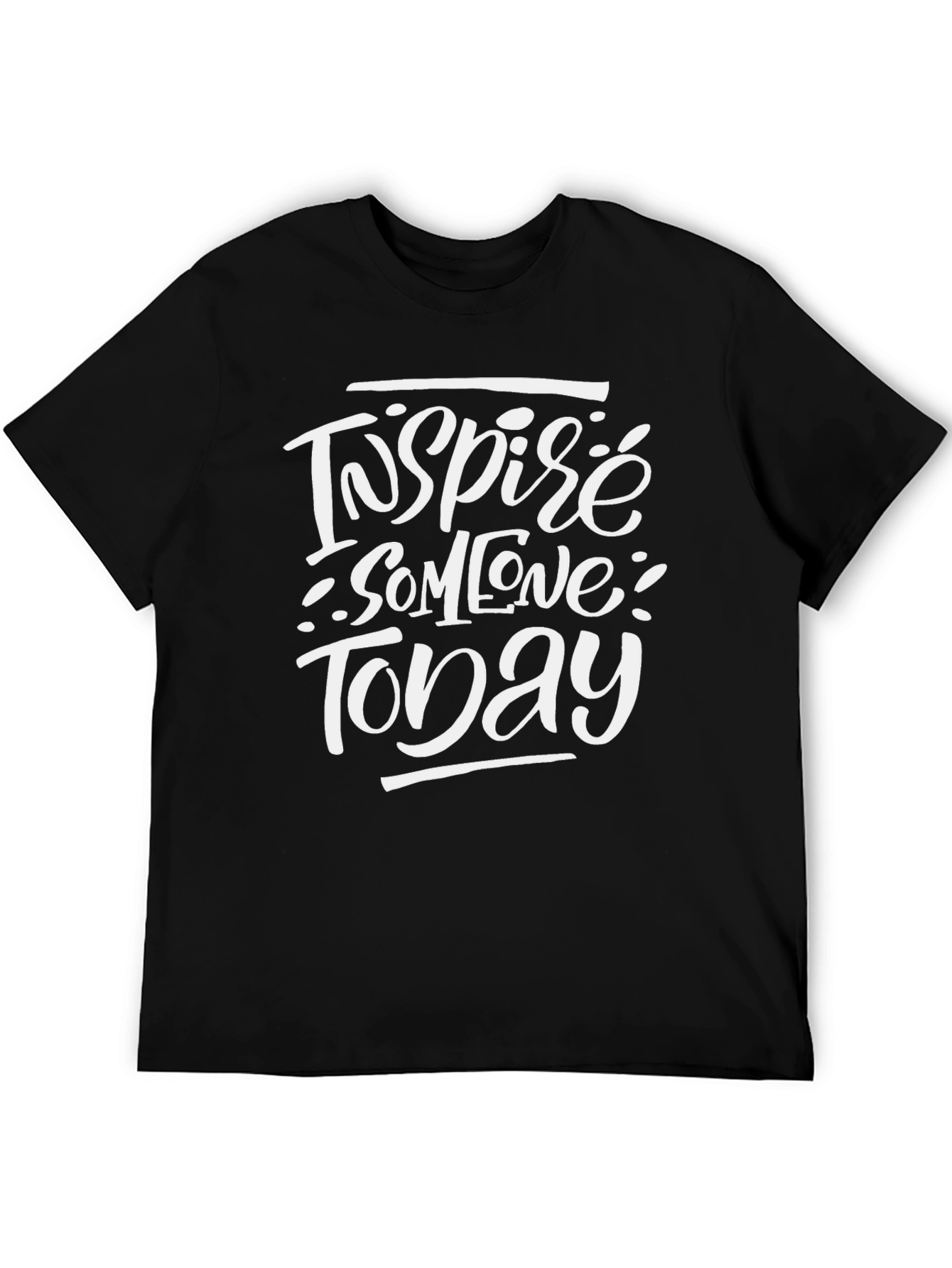 Inspire Someone Today Black Graphic T-Shirt