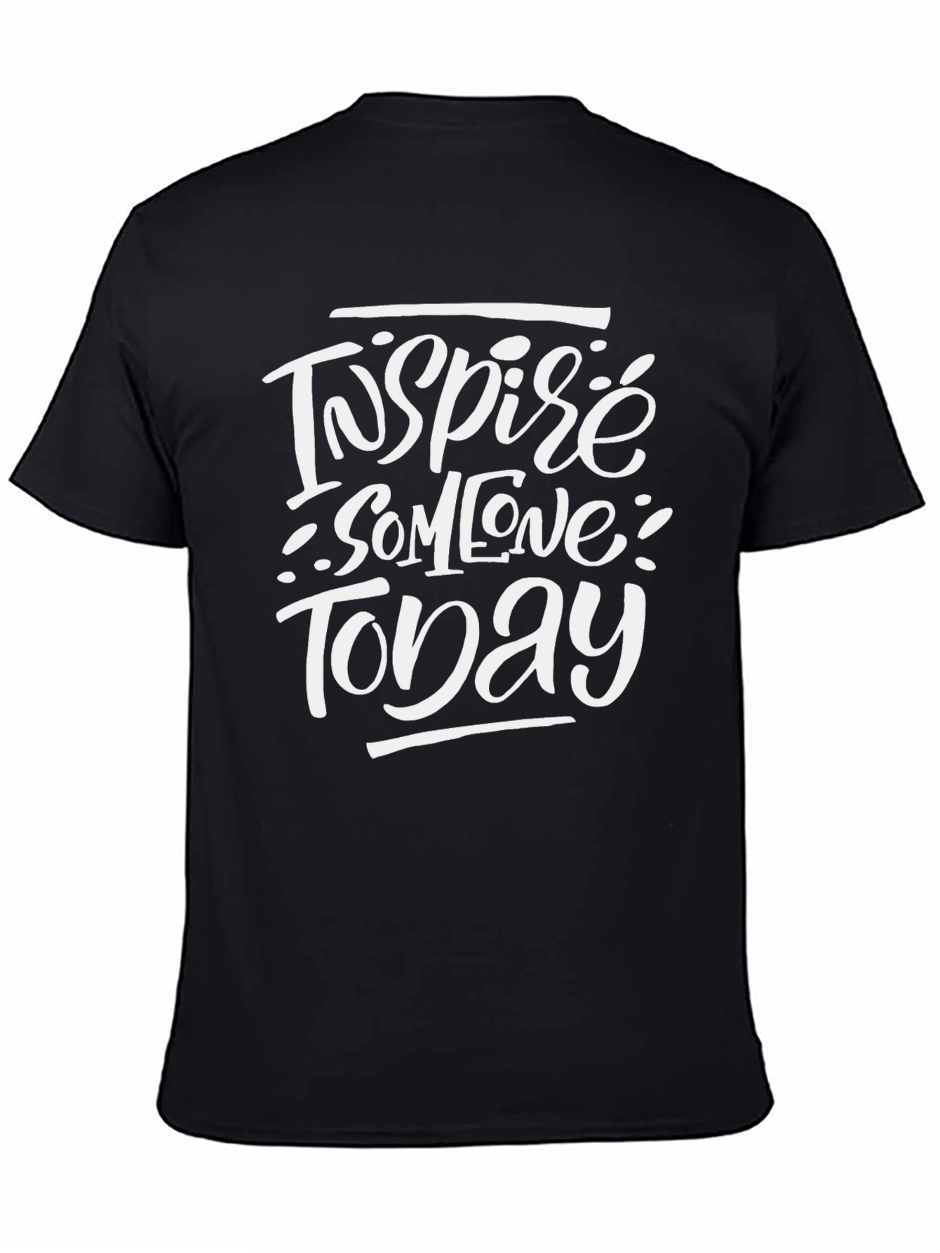 Inspire Someone Today Black Graphic T-Shirt