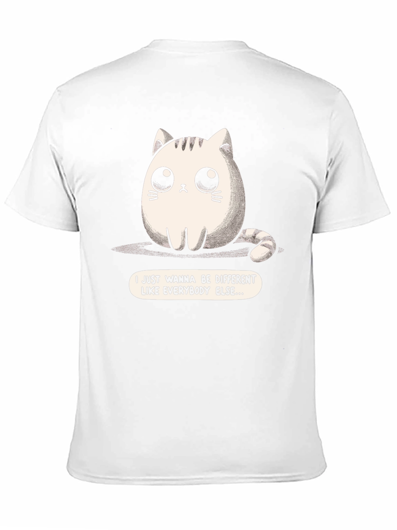 Unique Cat Graphic T-Shirt - Be Different!