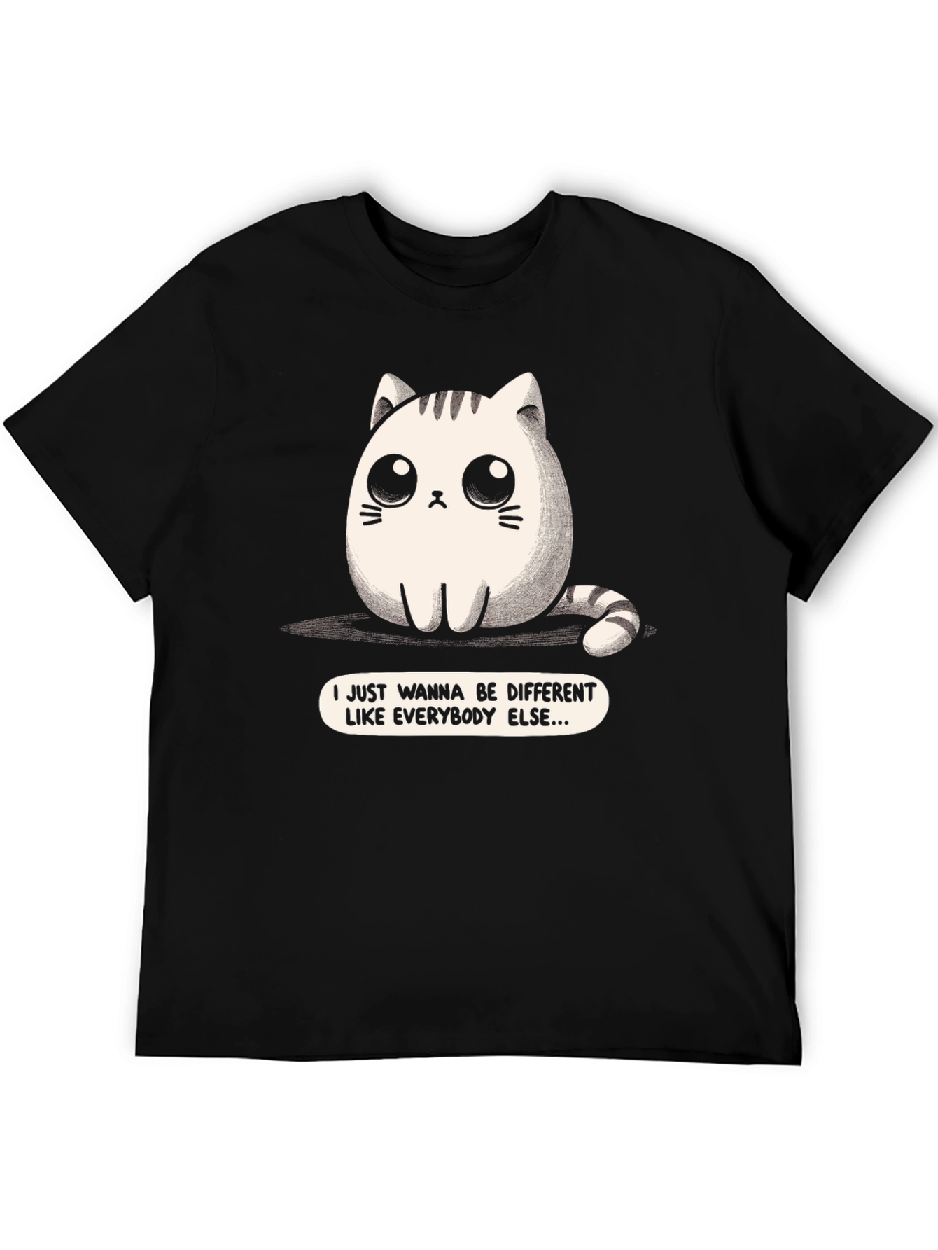 Unique Cat Graphic T-Shirt - Be Different!