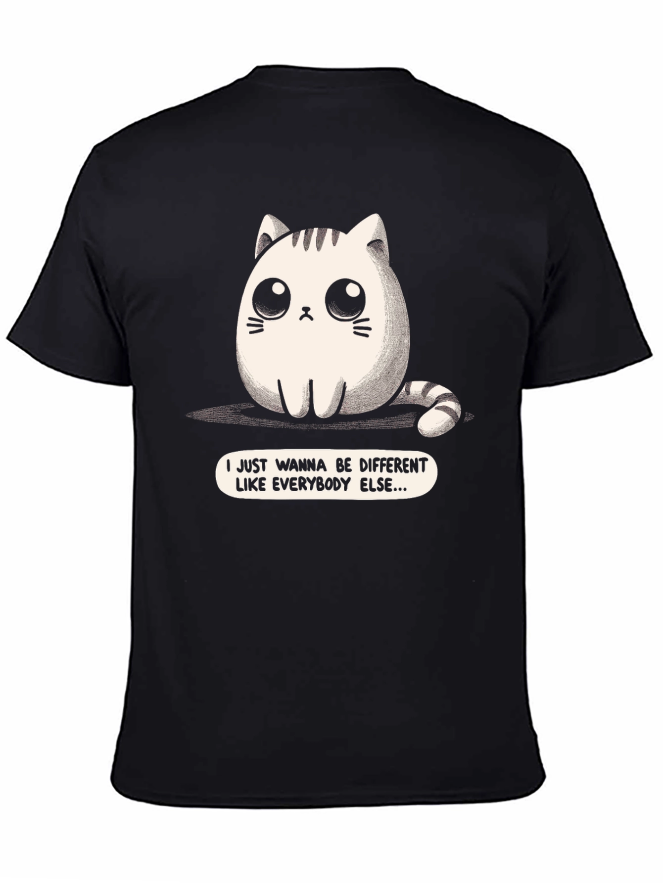 Unique Cat Graphic T-Shirt - Be Different!