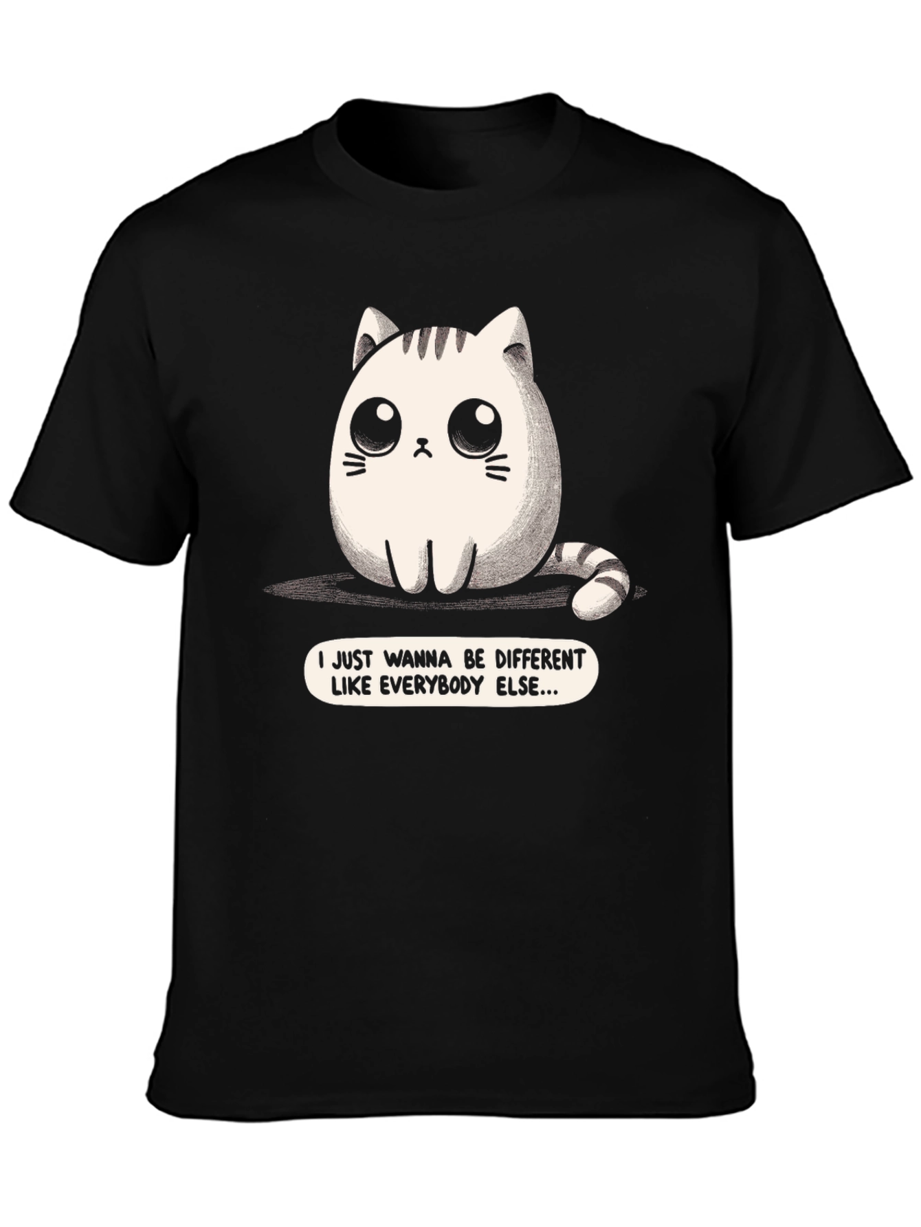 Unique Cat Graphic T-Shirt - Be Different!