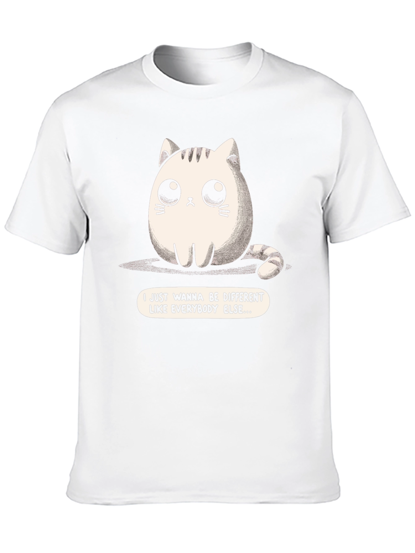 Unique Cat Graphic T-Shirt - Be Different!
