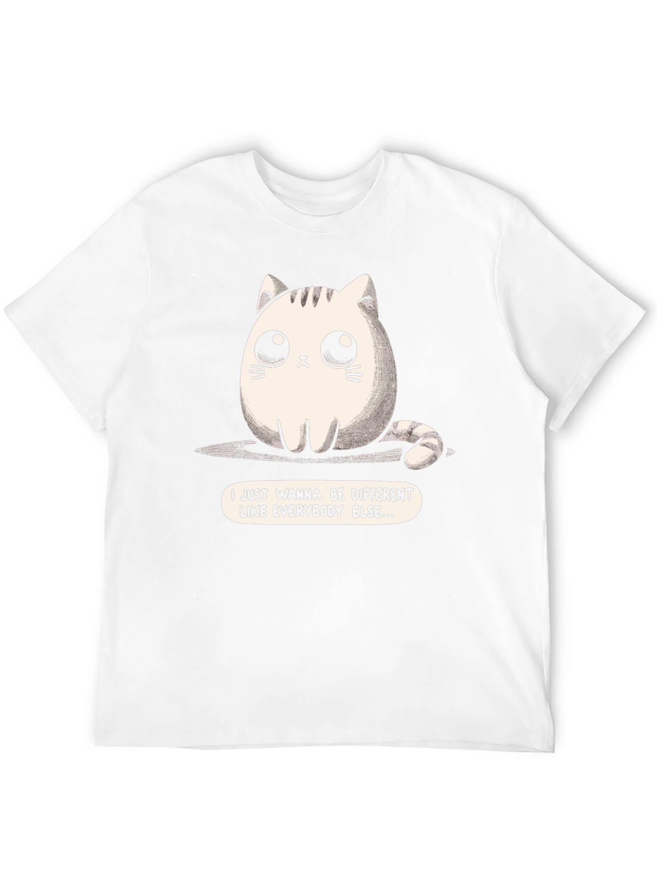 Unique Cat Graphic T-Shirt - Be Different!