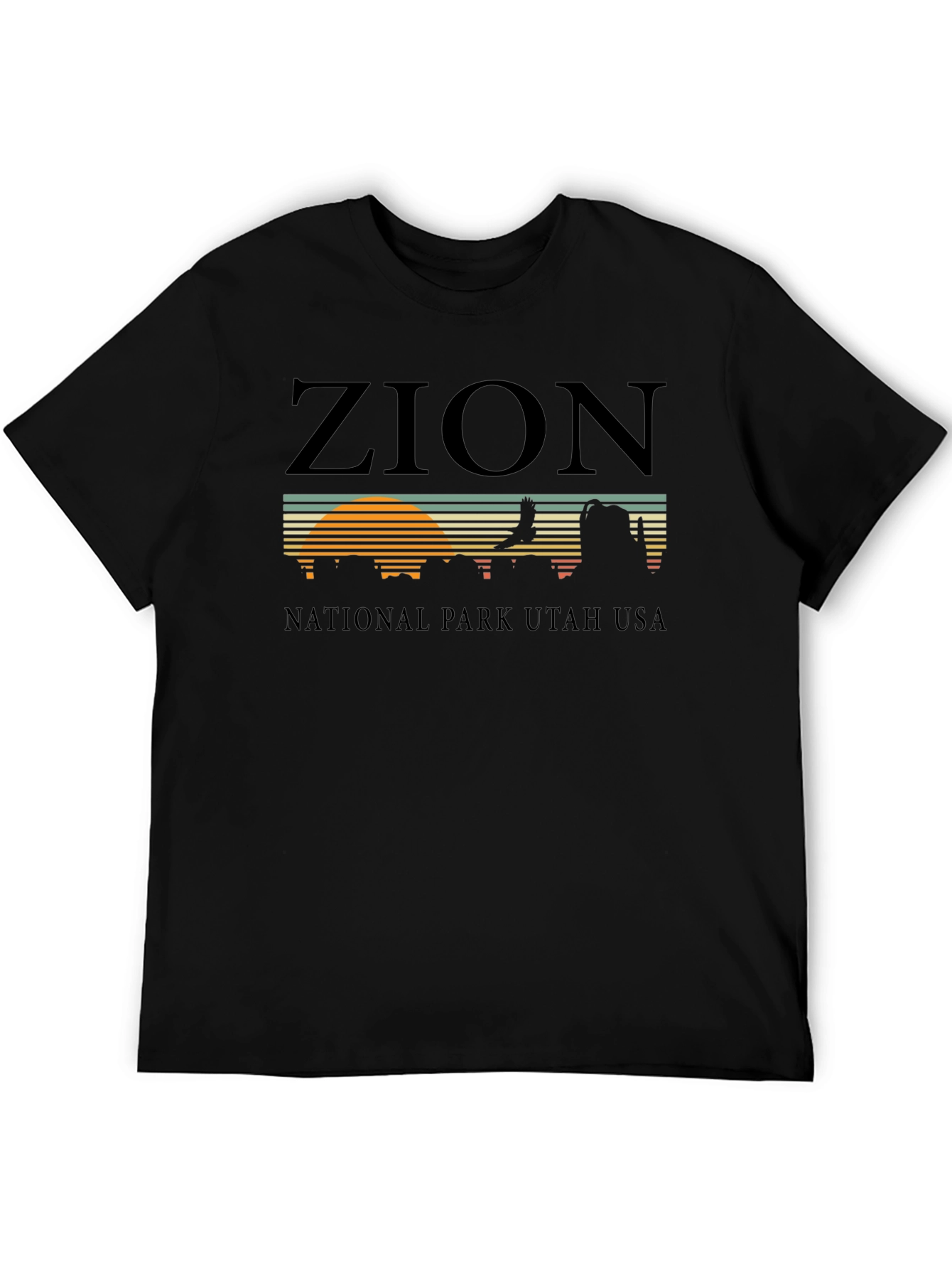 Zion National Park Graphic Tee - Retro Style