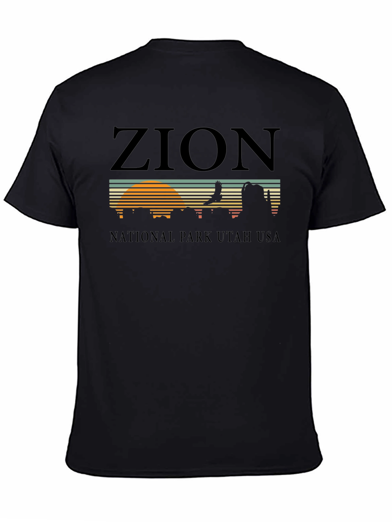 Zion National Park Graphic Tee - Retro Style