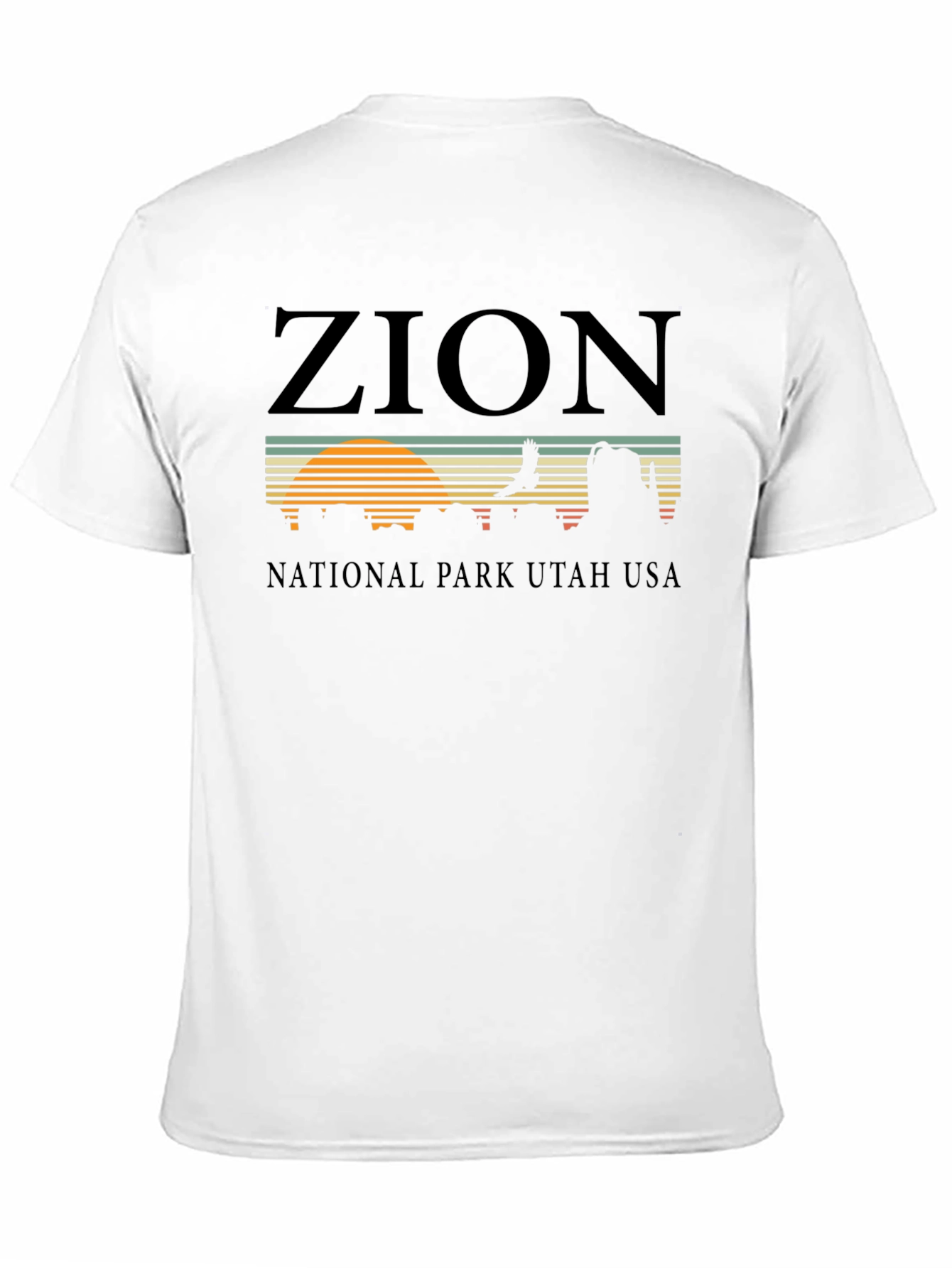 Zion National Park Graphic Tee - Retro Style