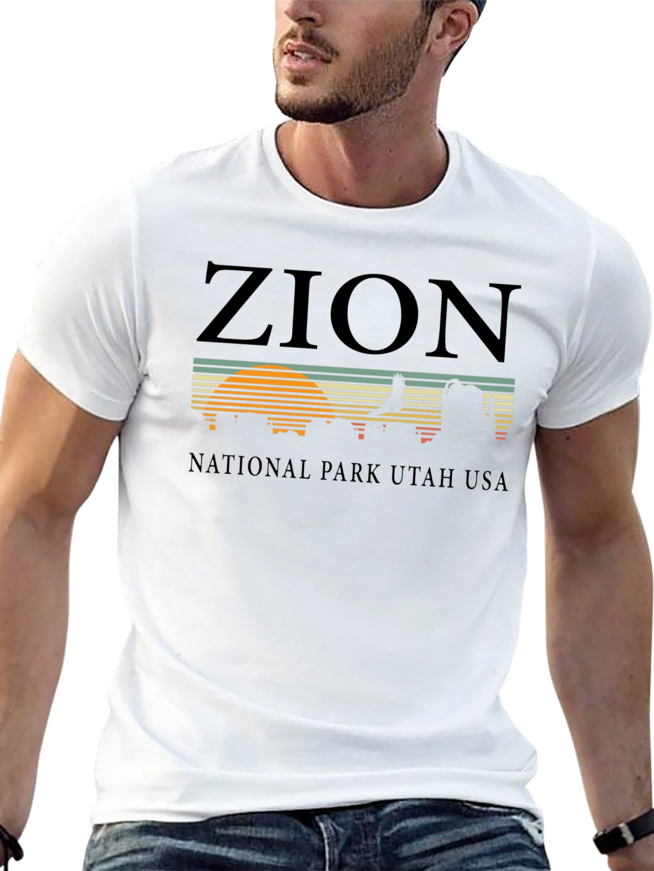 Zion National Park Graphic Tee - Retro Style