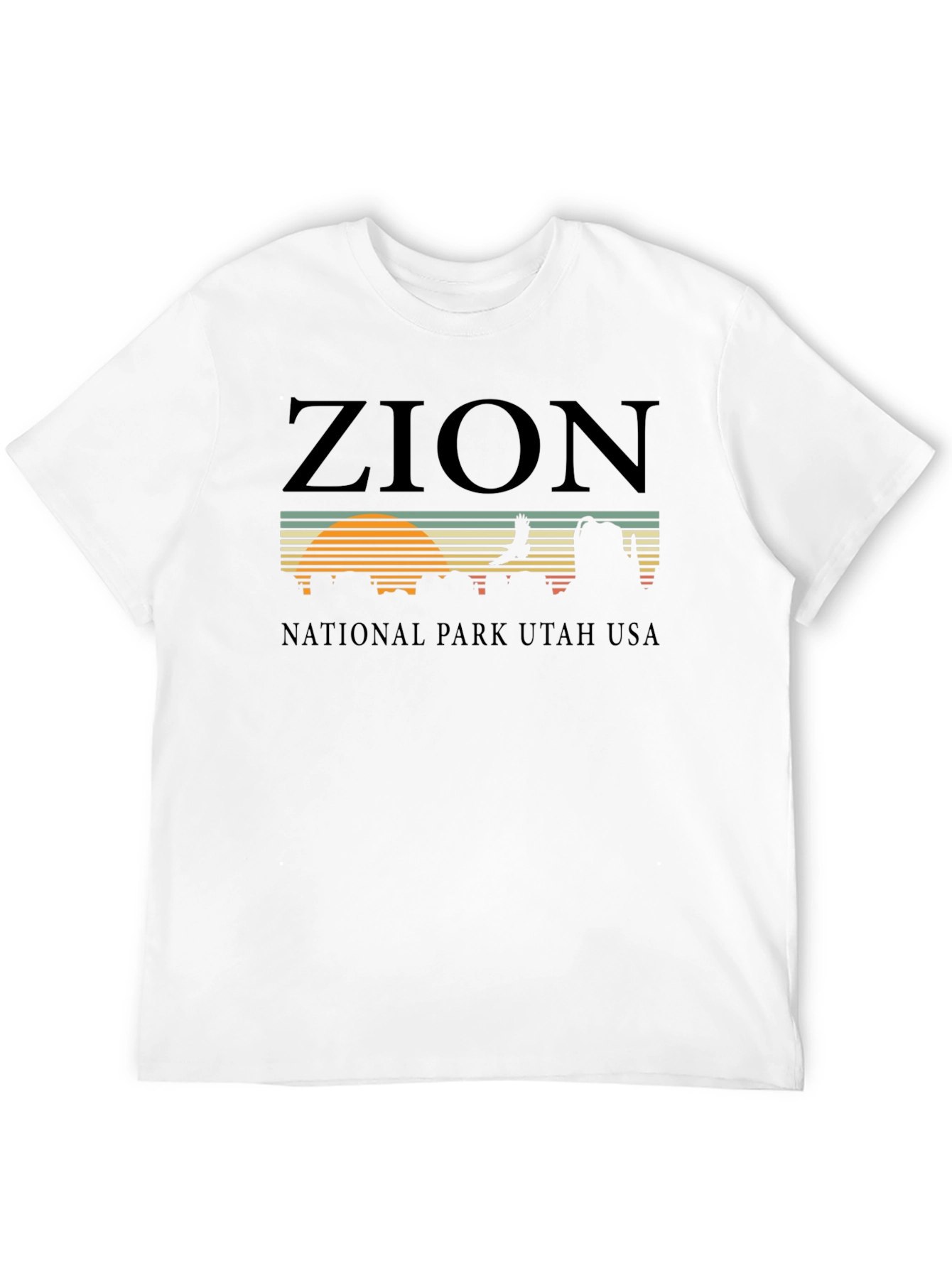 Zion National Park Graphic Tee - Retro Style