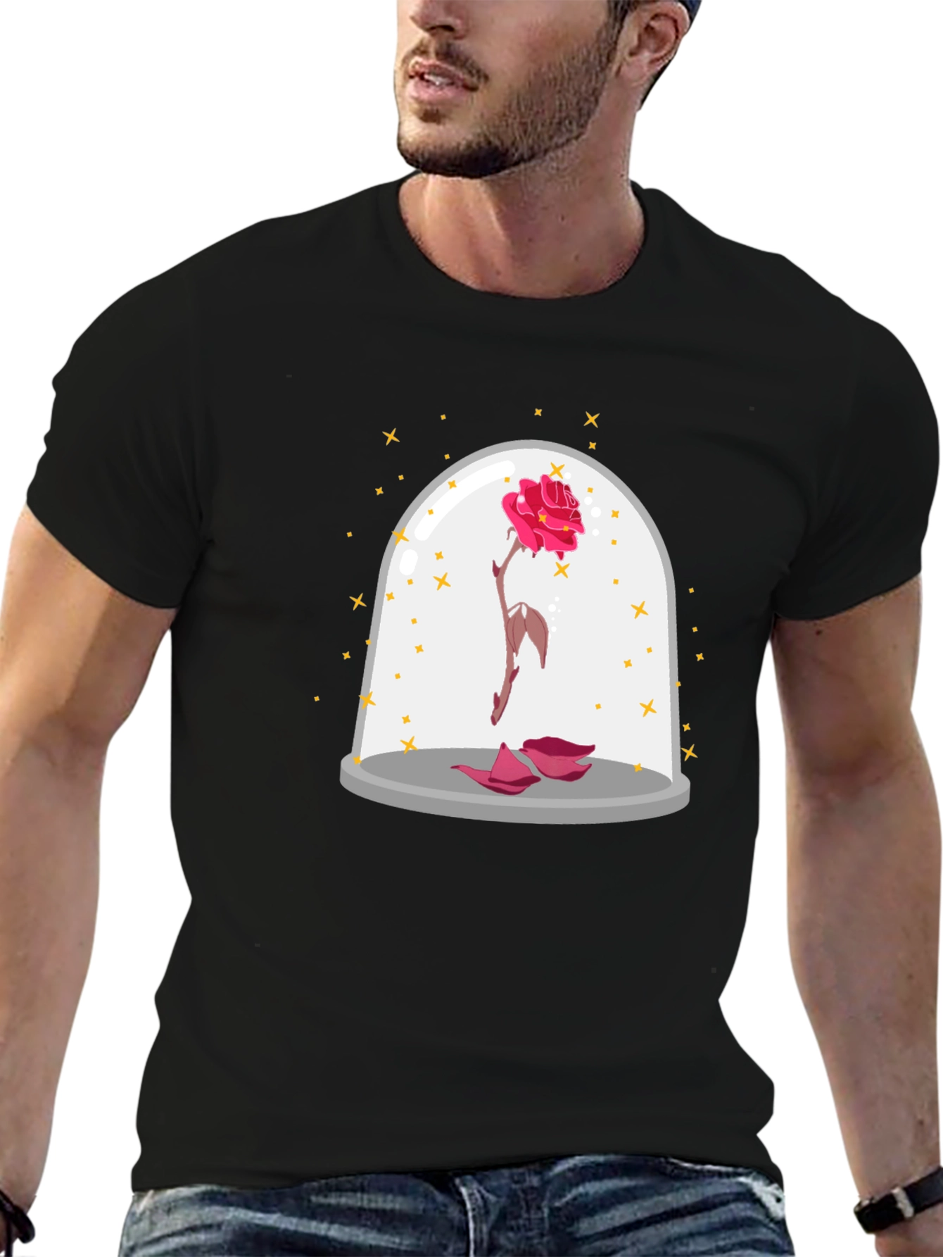 Enchanted Rose T-Shirt - Beauty and the Beast Inspired