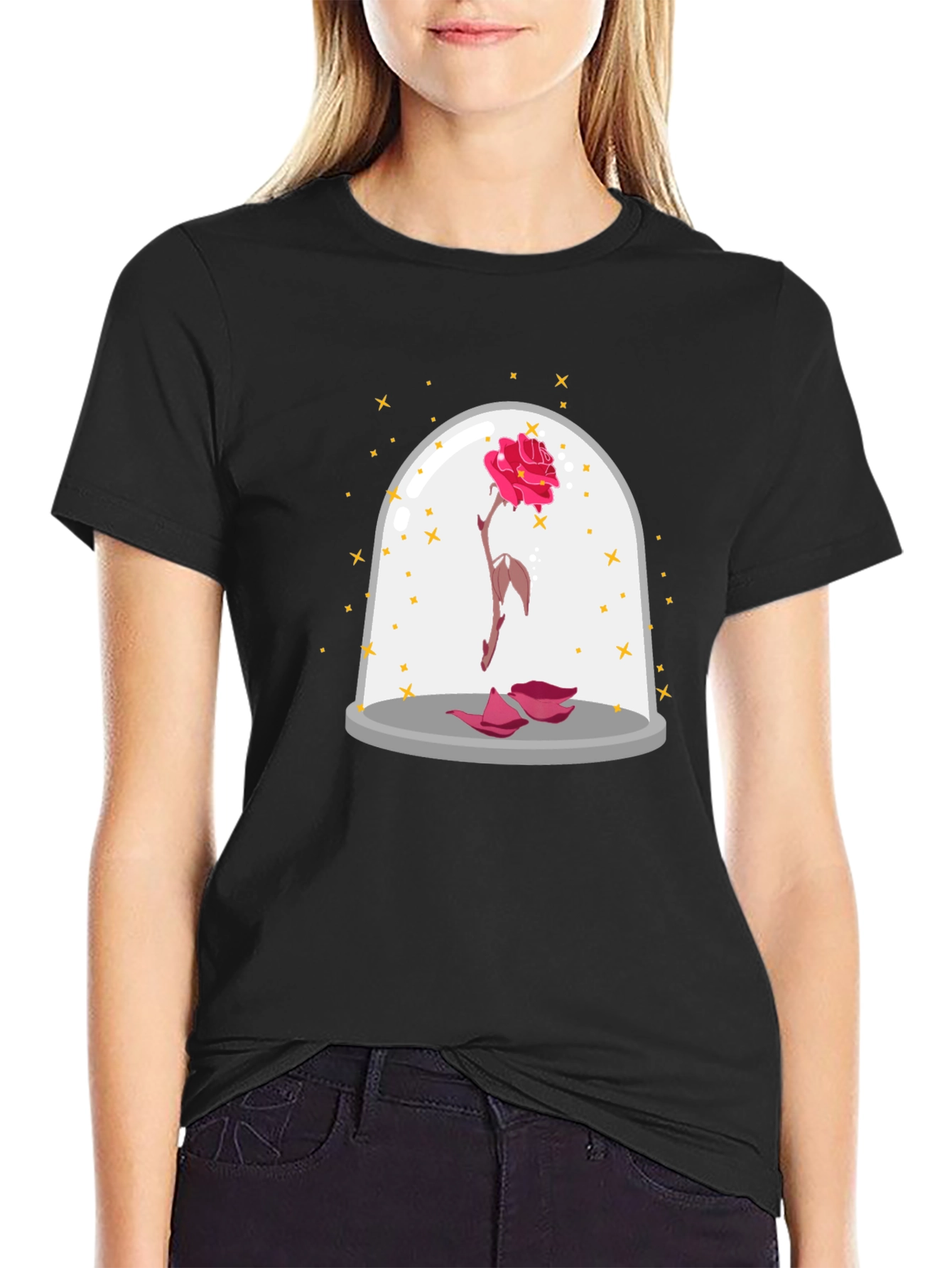 Enchanted Rose T-Shirt - Beauty and the Beast Inspired