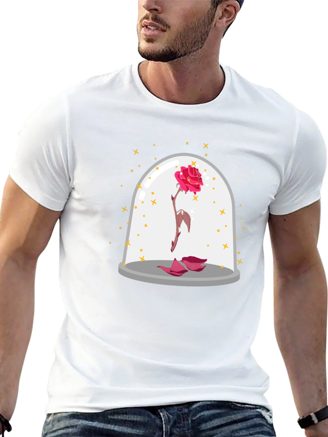 Enchanted Rose T-Shirt - Beauty and the Beast Inspired