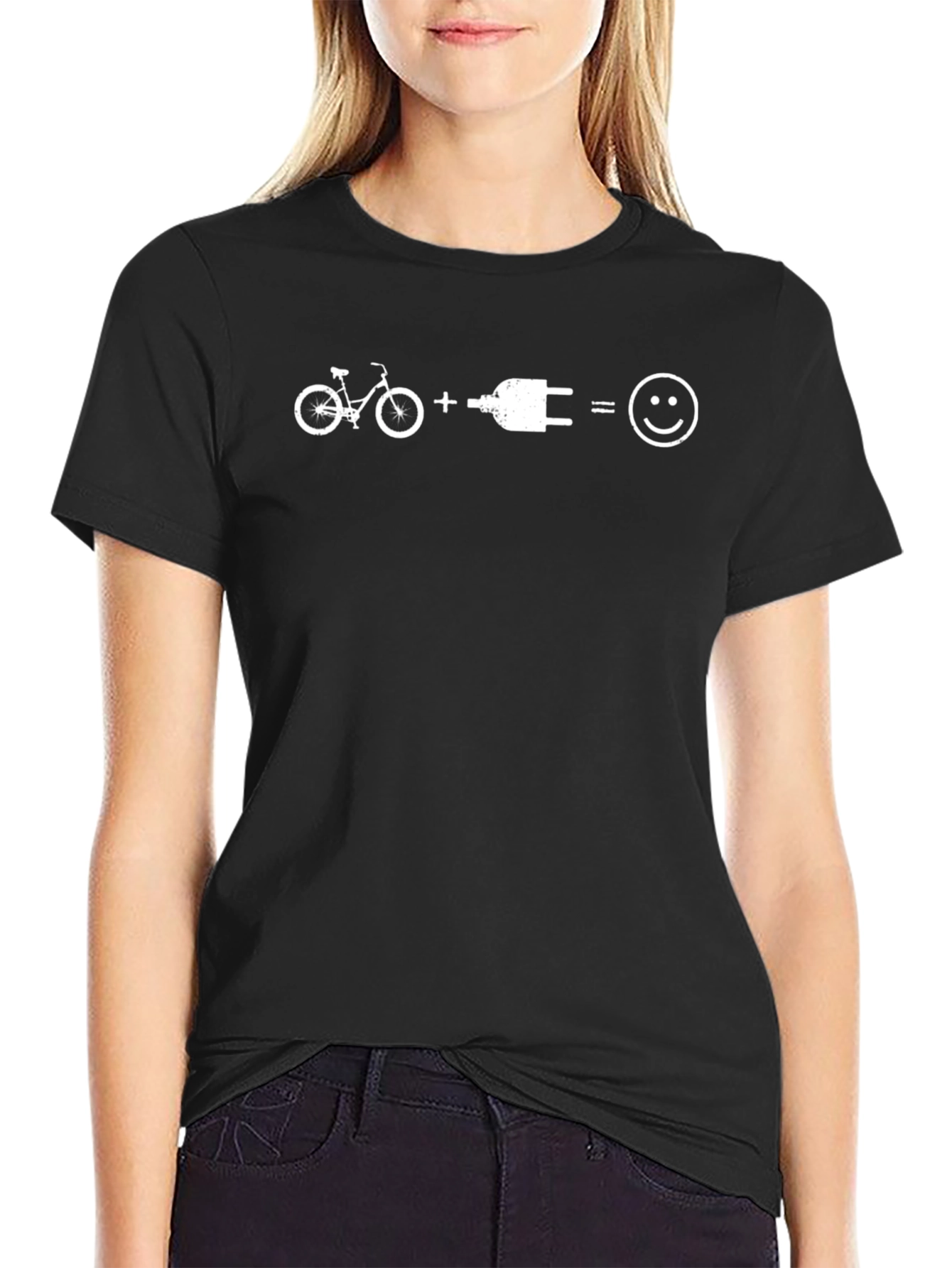 Bike Plus Charger Equals Happiness T-Shirt