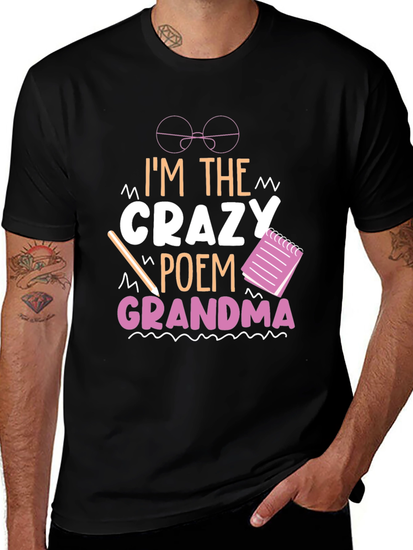 Crazy Poem Grandma T-Shirt