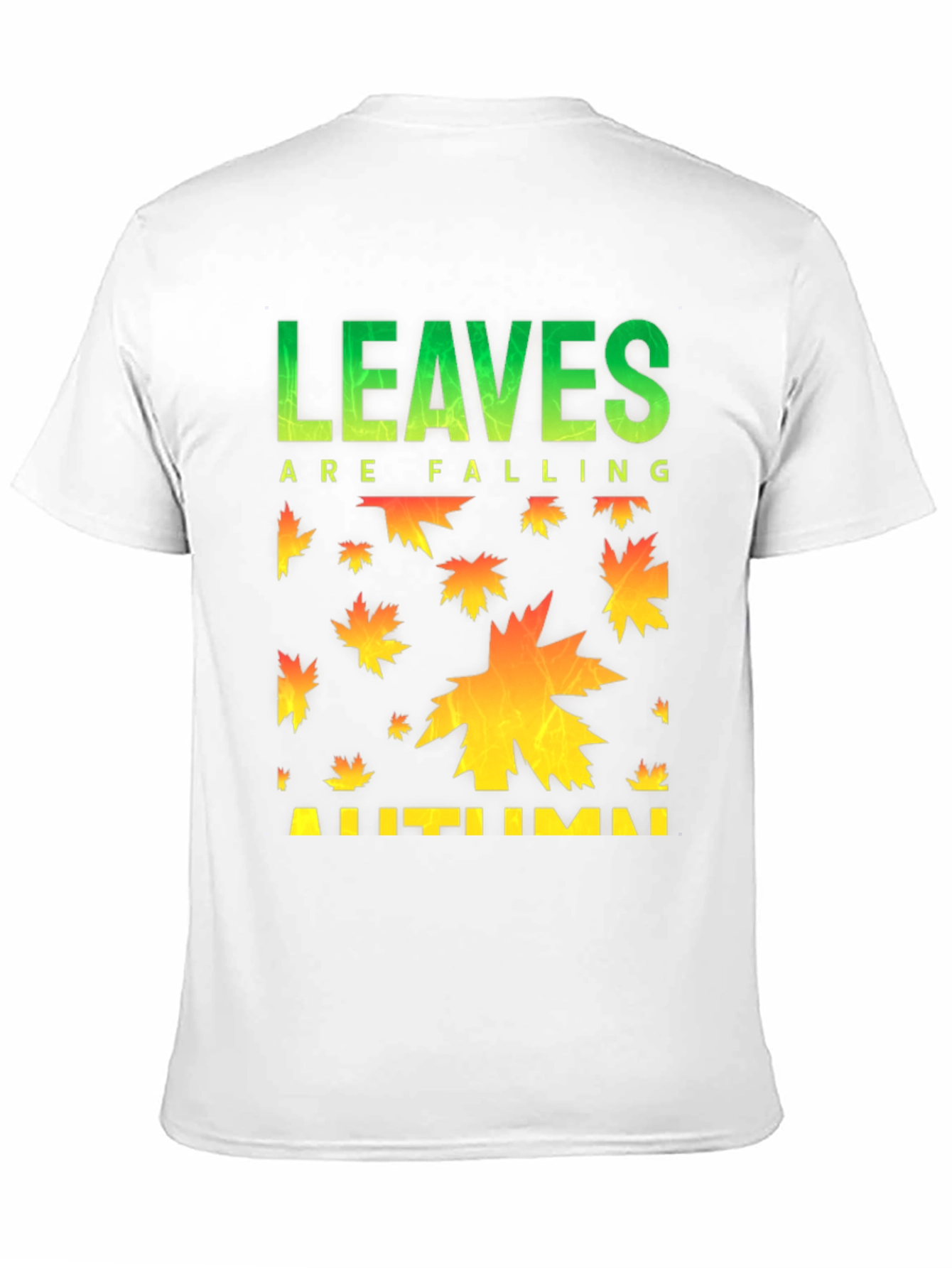 Autumn Leaves Falling Graphic T-Shirt