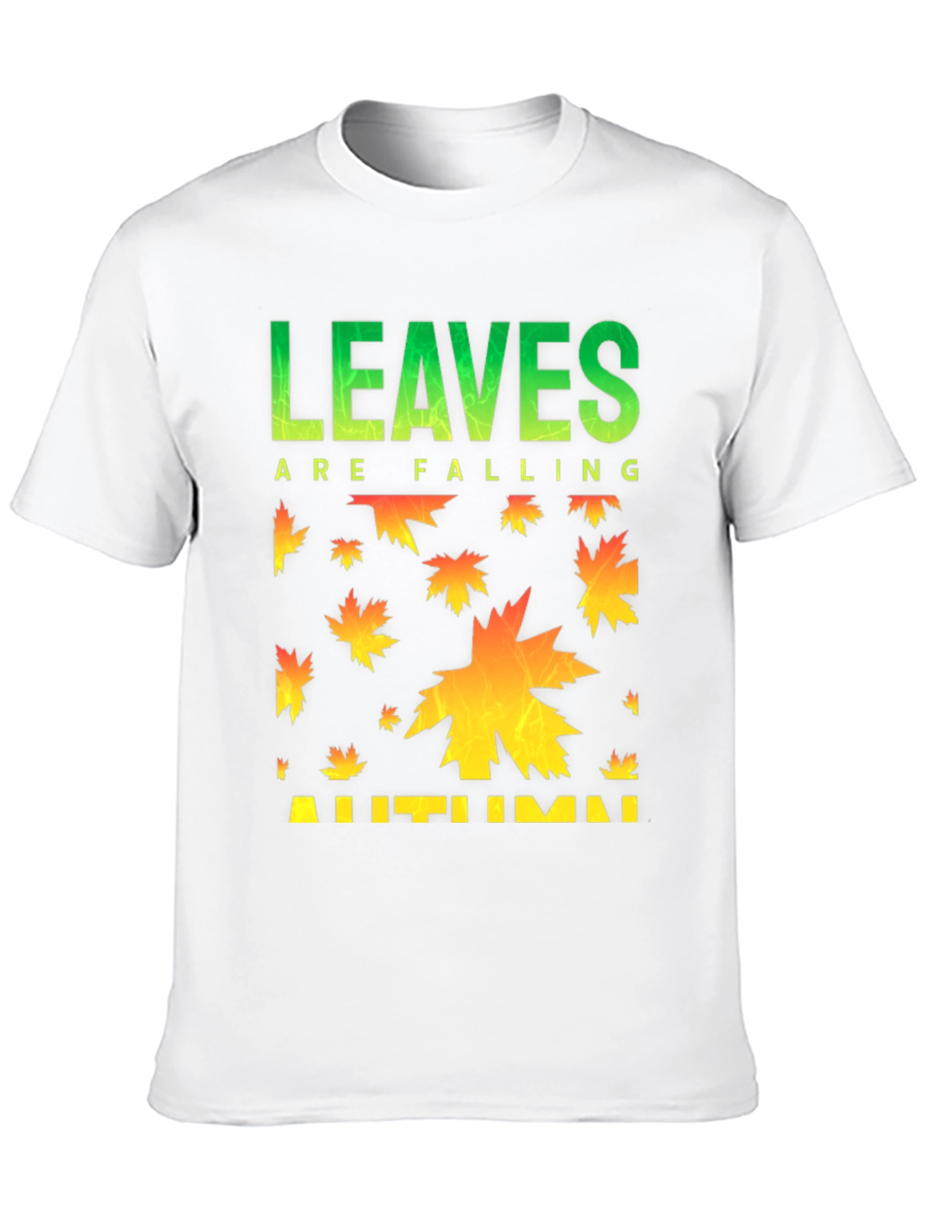 Autumn Leaves Falling Graphic T-Shirt