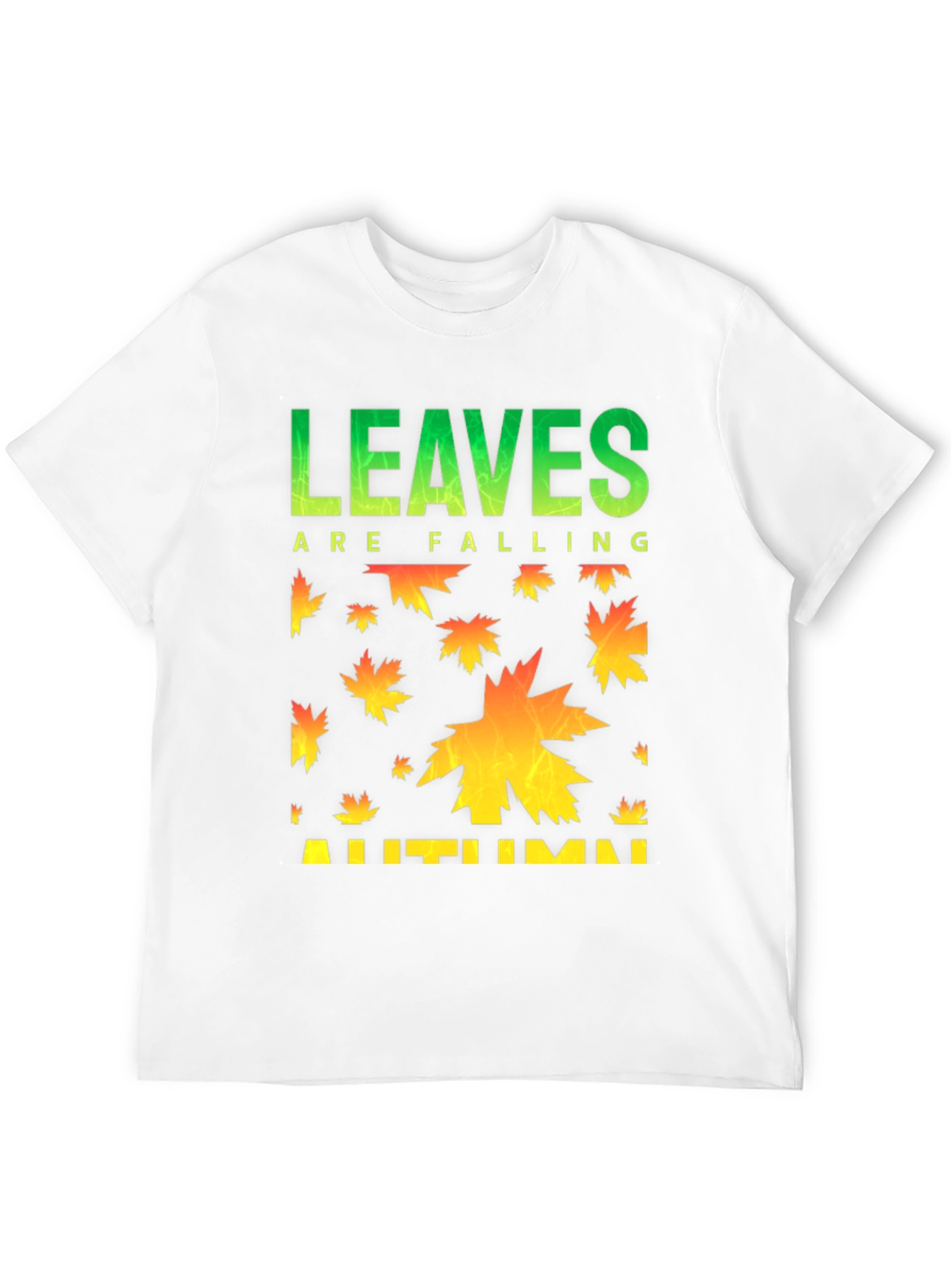 Autumn Leaves Falling Graphic T-Shirt