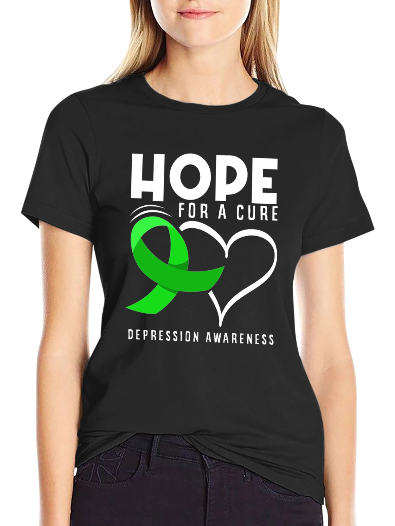 Hope for a Cure Depression Awareness T-Shirt